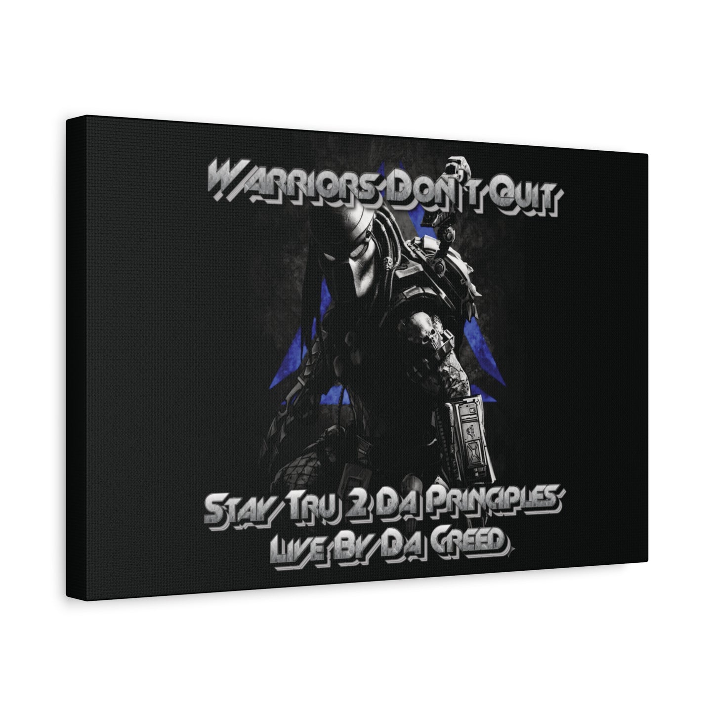 "Warrior's Creed" Canvas Wall Art
