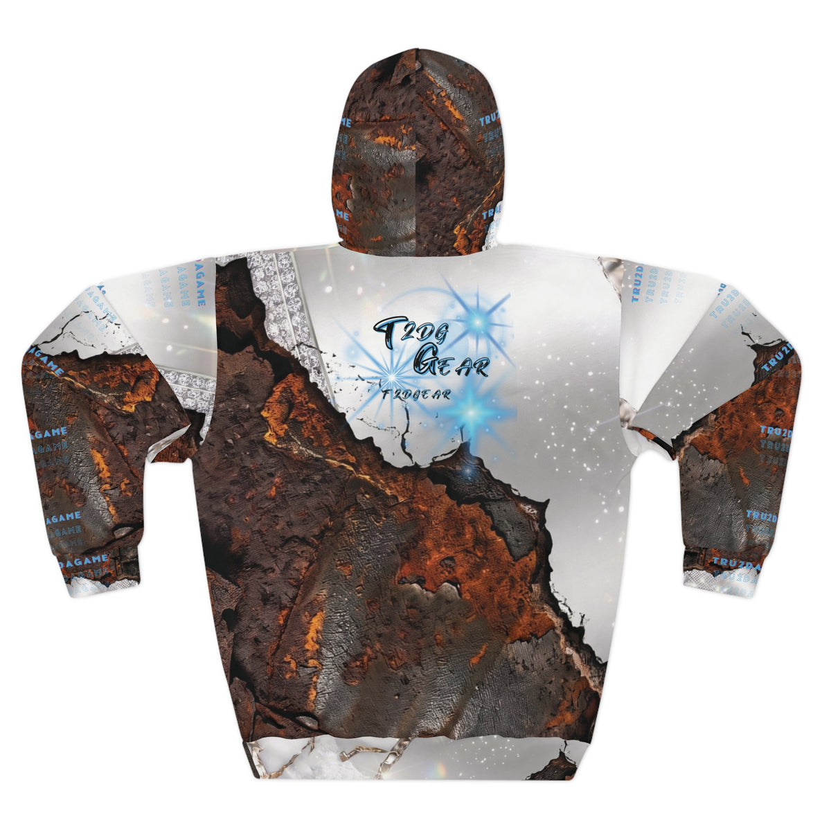 "Flawed Perfection" Women's (AOP) Pullover Hoodie