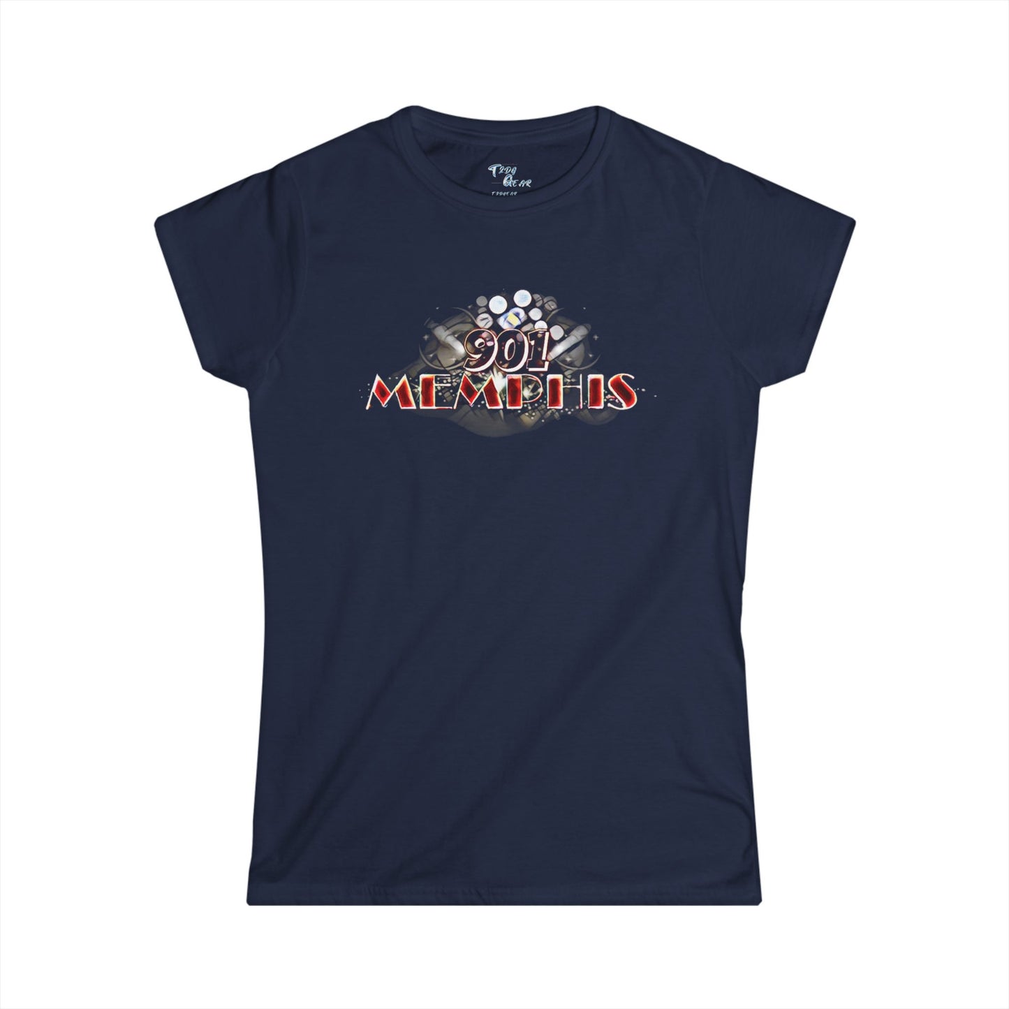 "901 Memphis" Women's Softstyle Tee