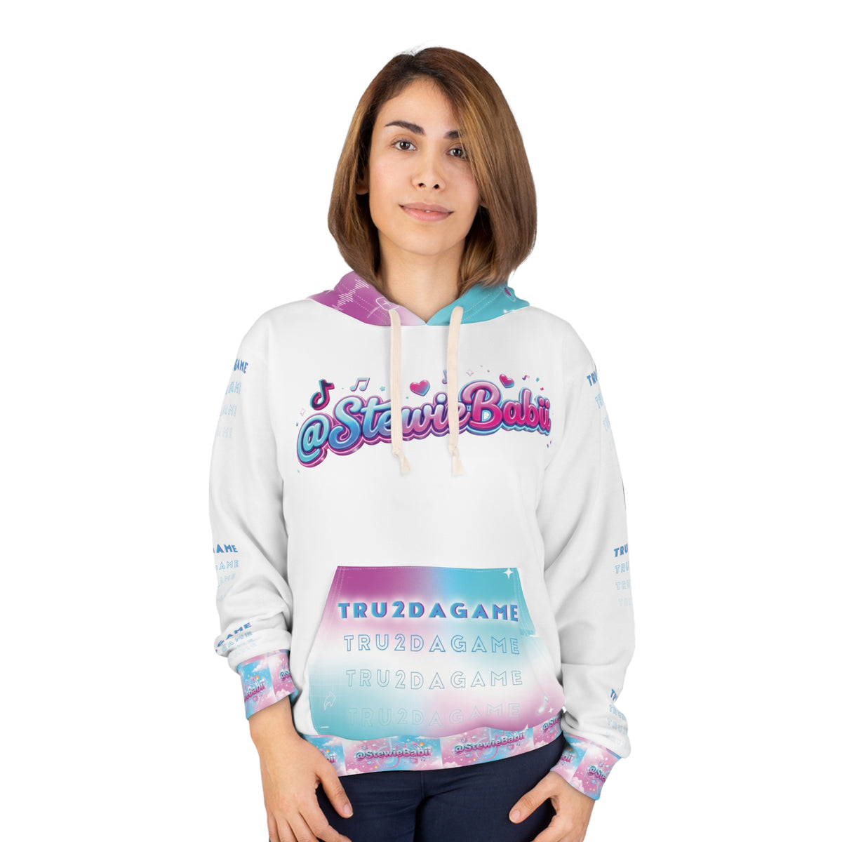 "@StewieBabii" Collection (AOP)Pullover Hoodie