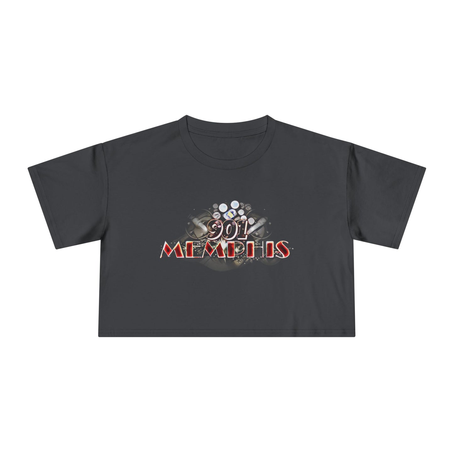 "901 Memphis" Crop Top