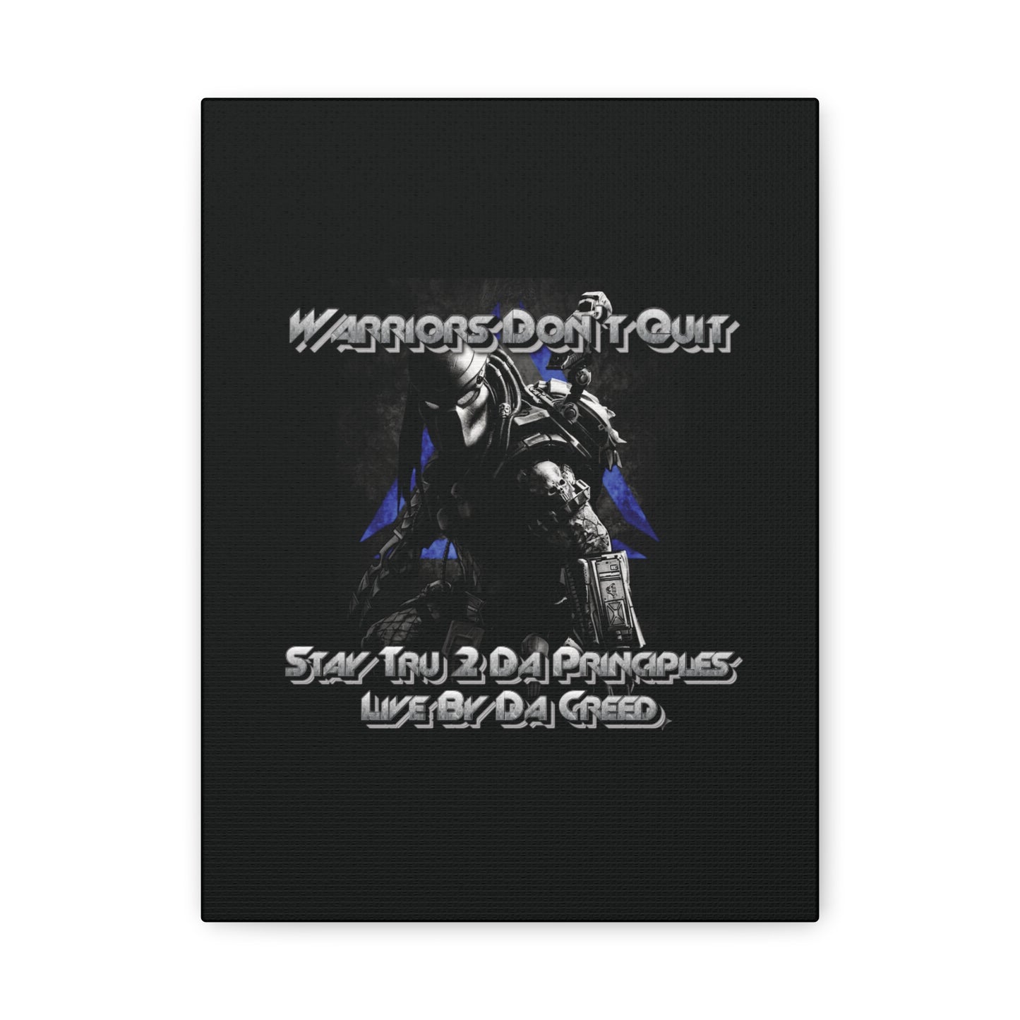 "Warrior's Creed" Canvas Wall Art