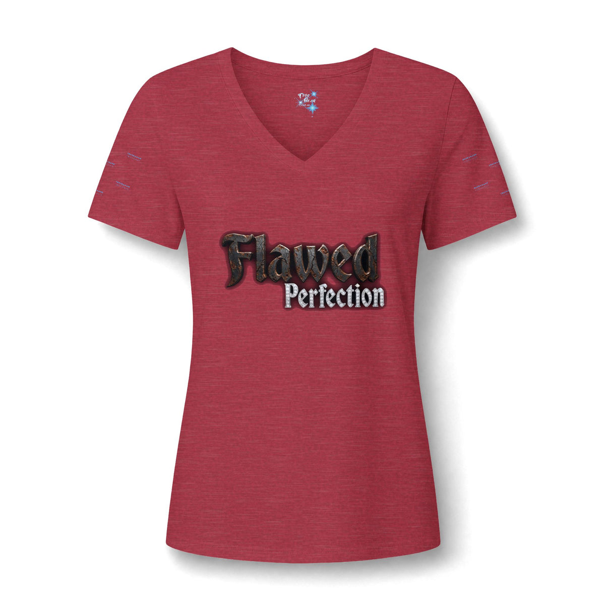 Flawed Perfection Women’s V‑Neck Tee