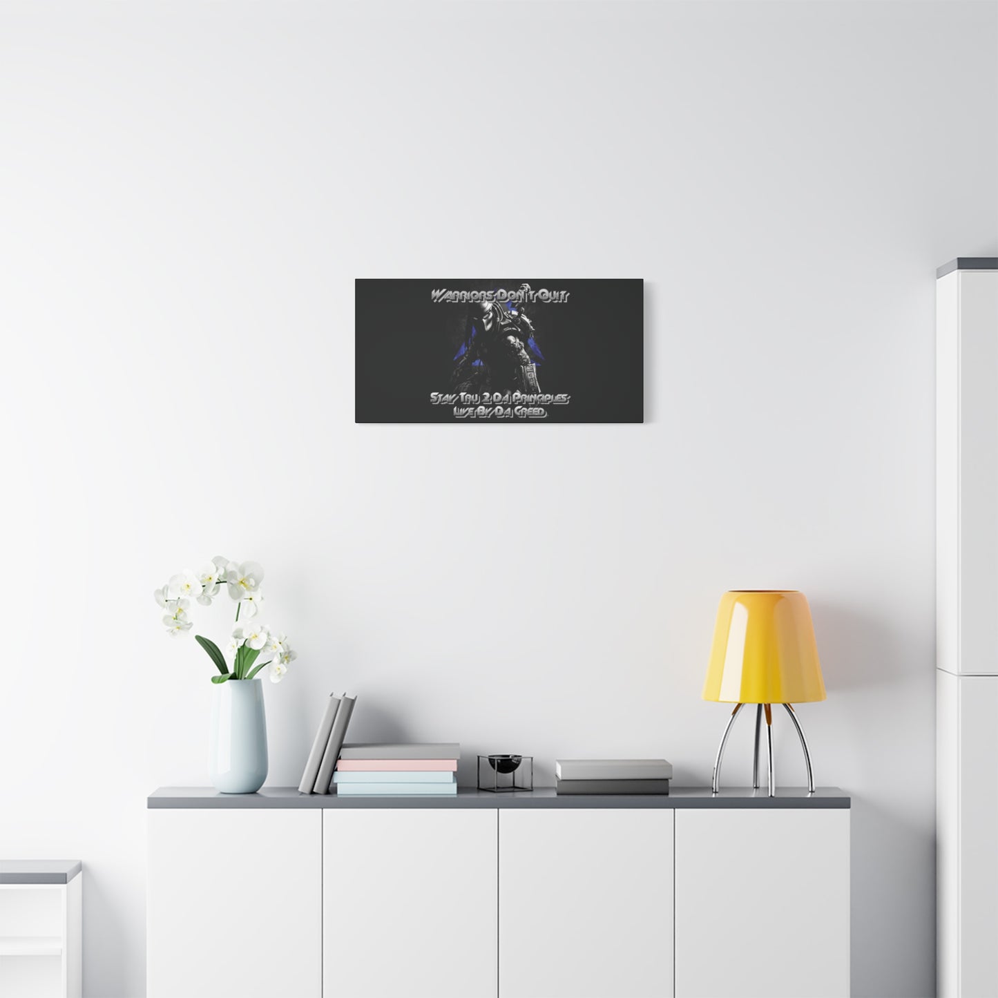 "Warrior's Creed" Canvas Wall Art
