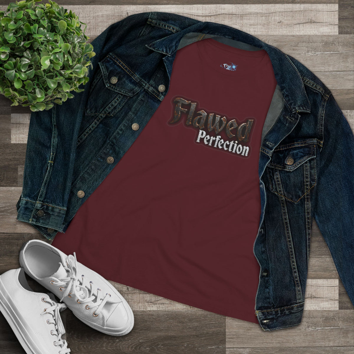 Flawed Perfection Women's Cotton Tee
