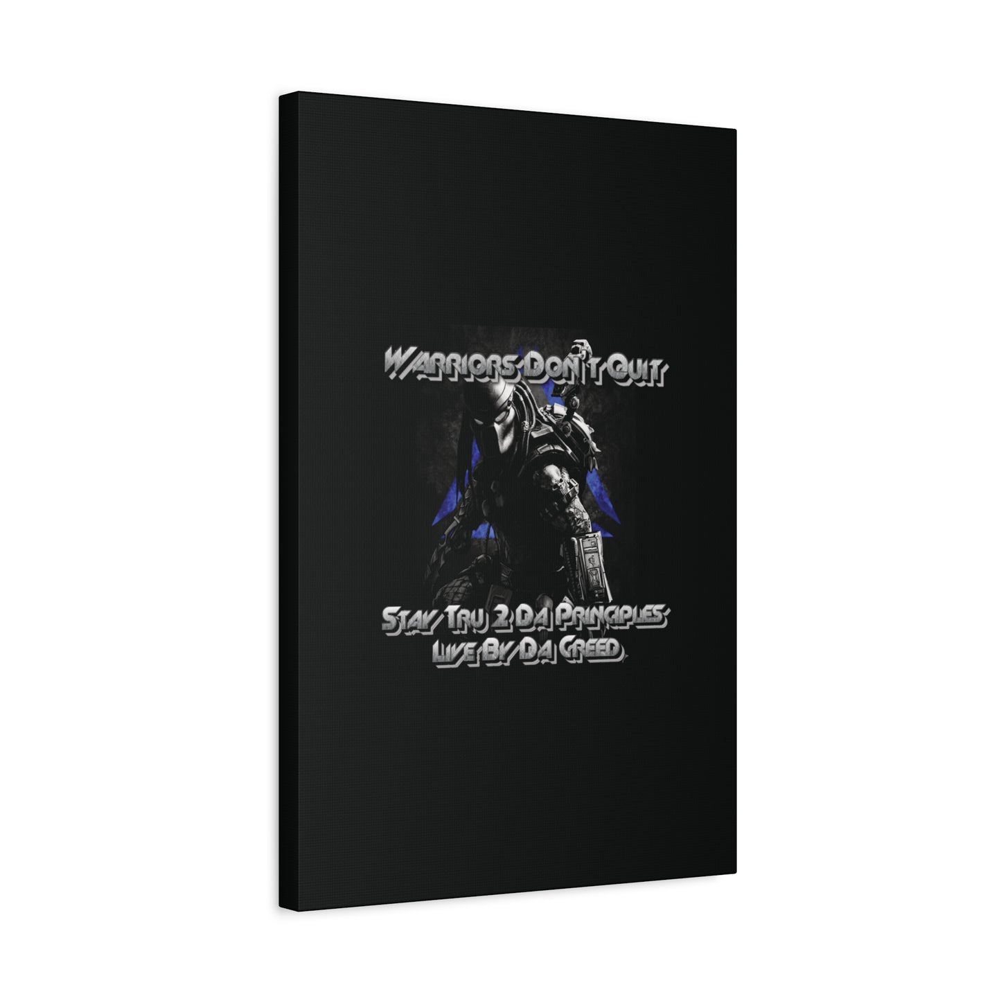 "Warrior's Creed" Canvas Wall Art