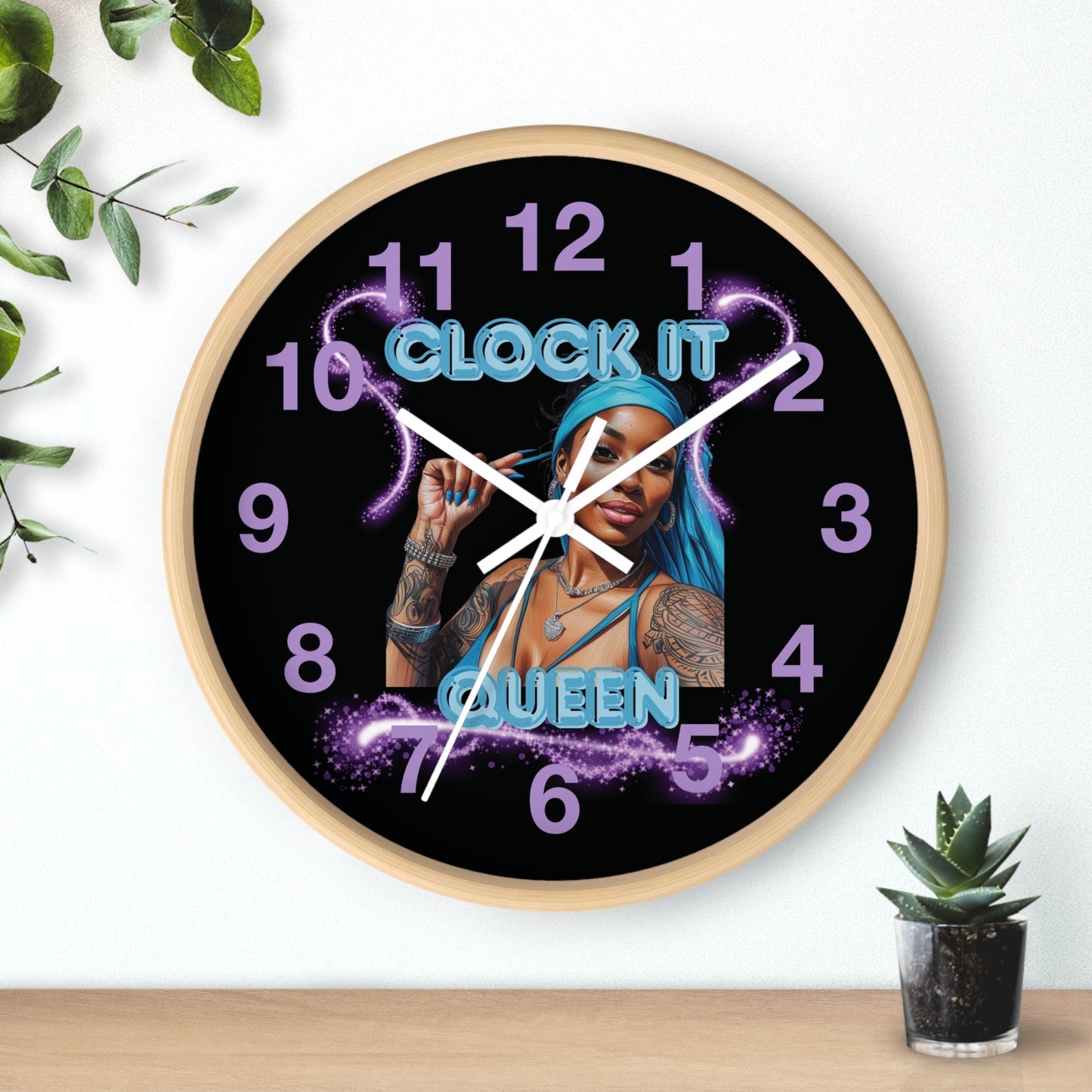 "Clock It" Wall Clock