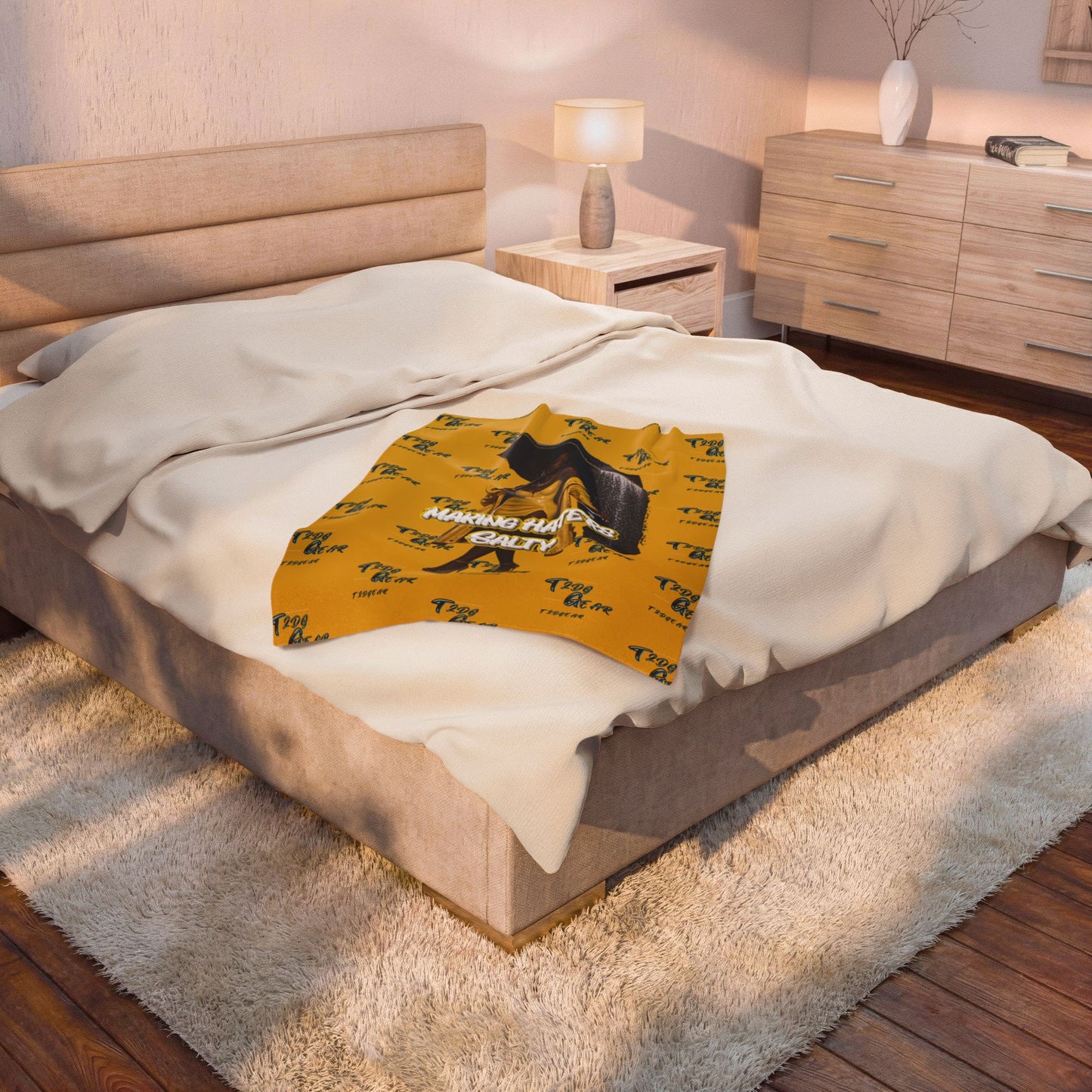 "Haters Salty" Velveteen Plush Blanket