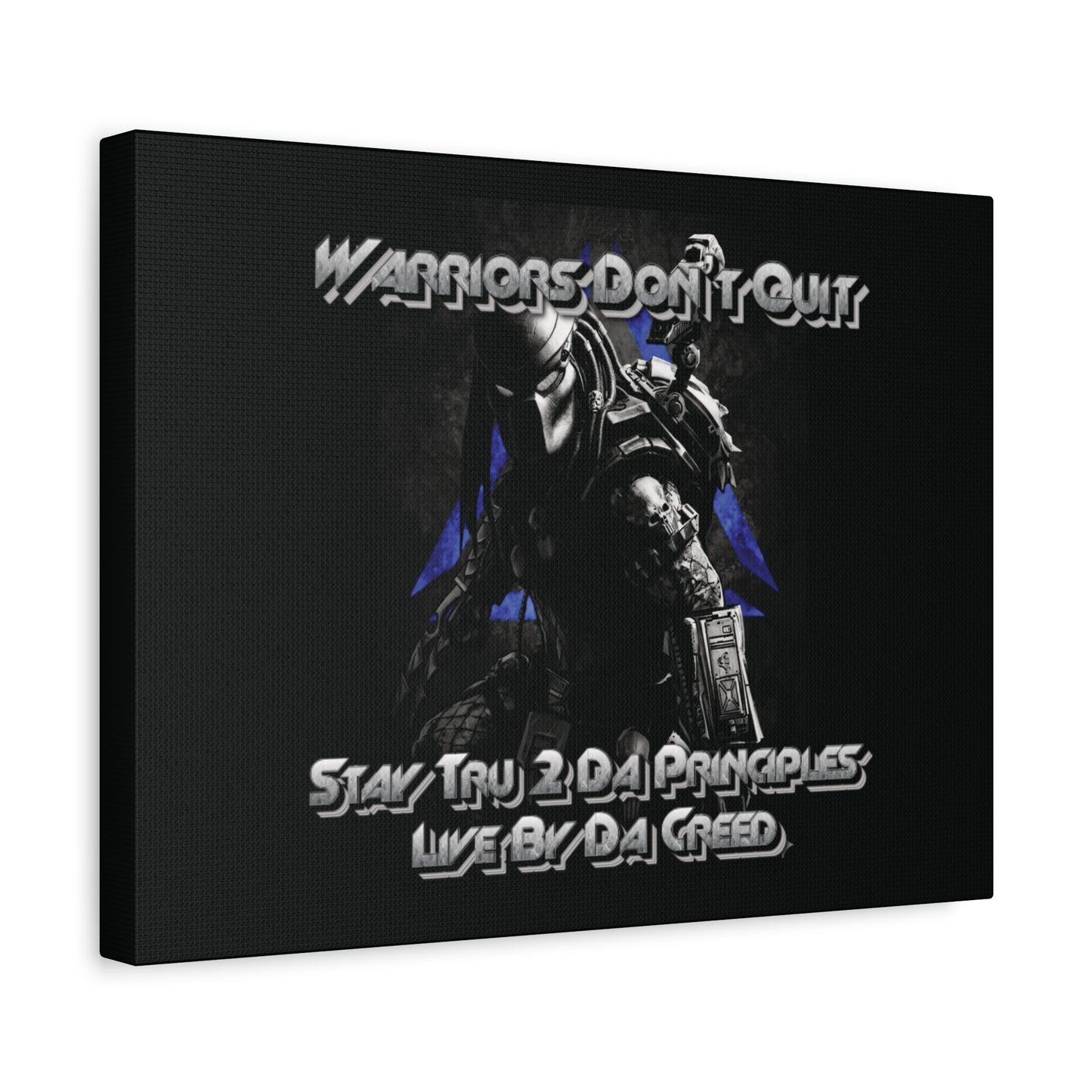 "Warrior's Creed" Canvas Wall Art