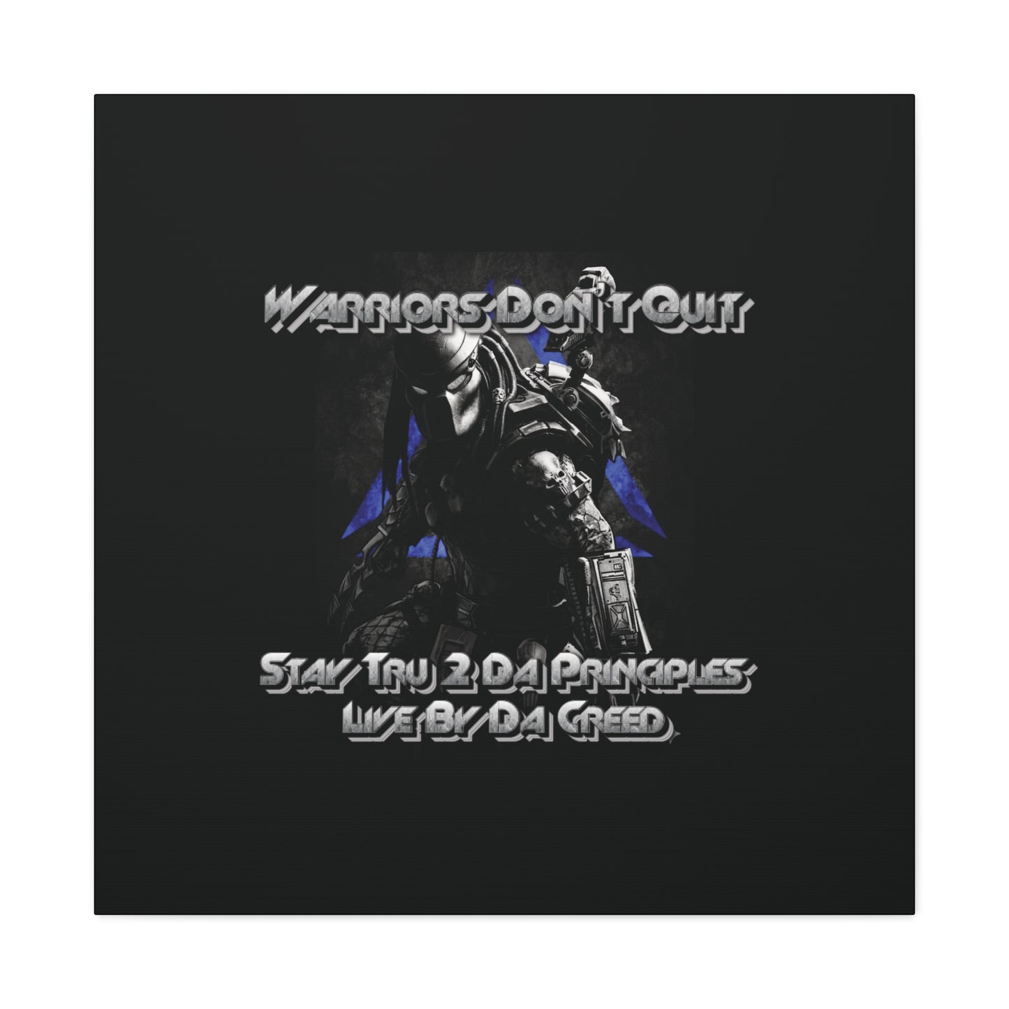 "Warrior's Creed" Canvas Wall Art