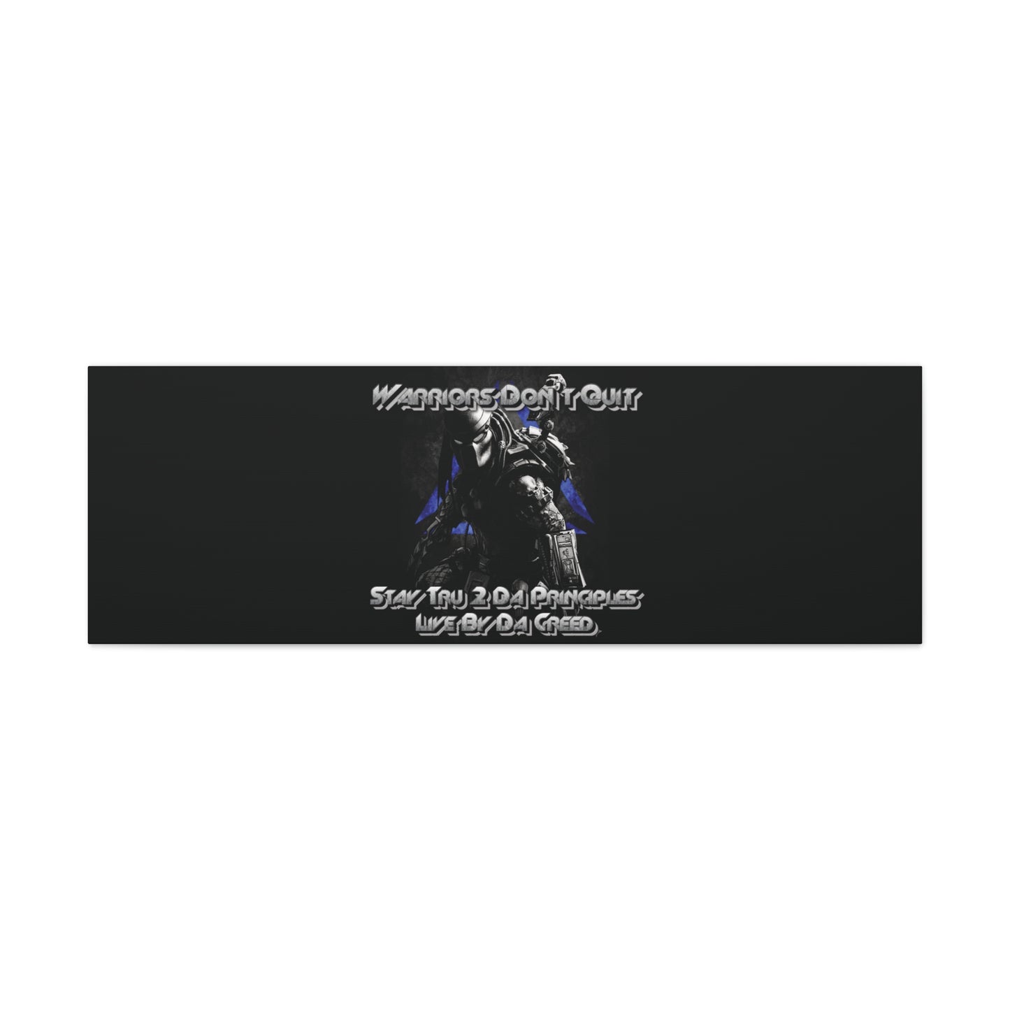 "Warrior's Creed" Canvas Wall Art