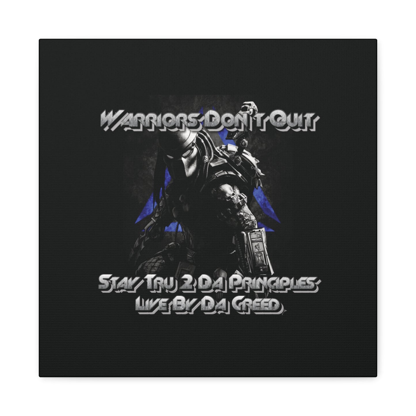 "Warrior's Creed" Canvas Wall Art