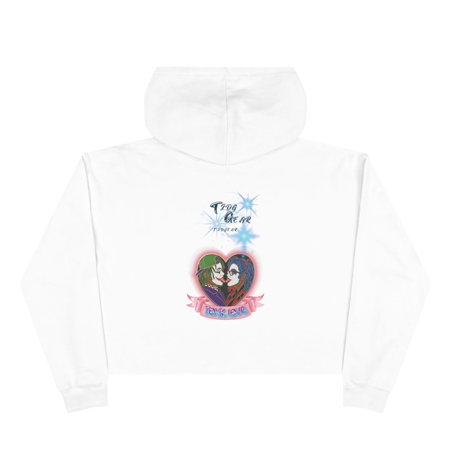 "Twisted/Toxic Love" Crop Hoodie