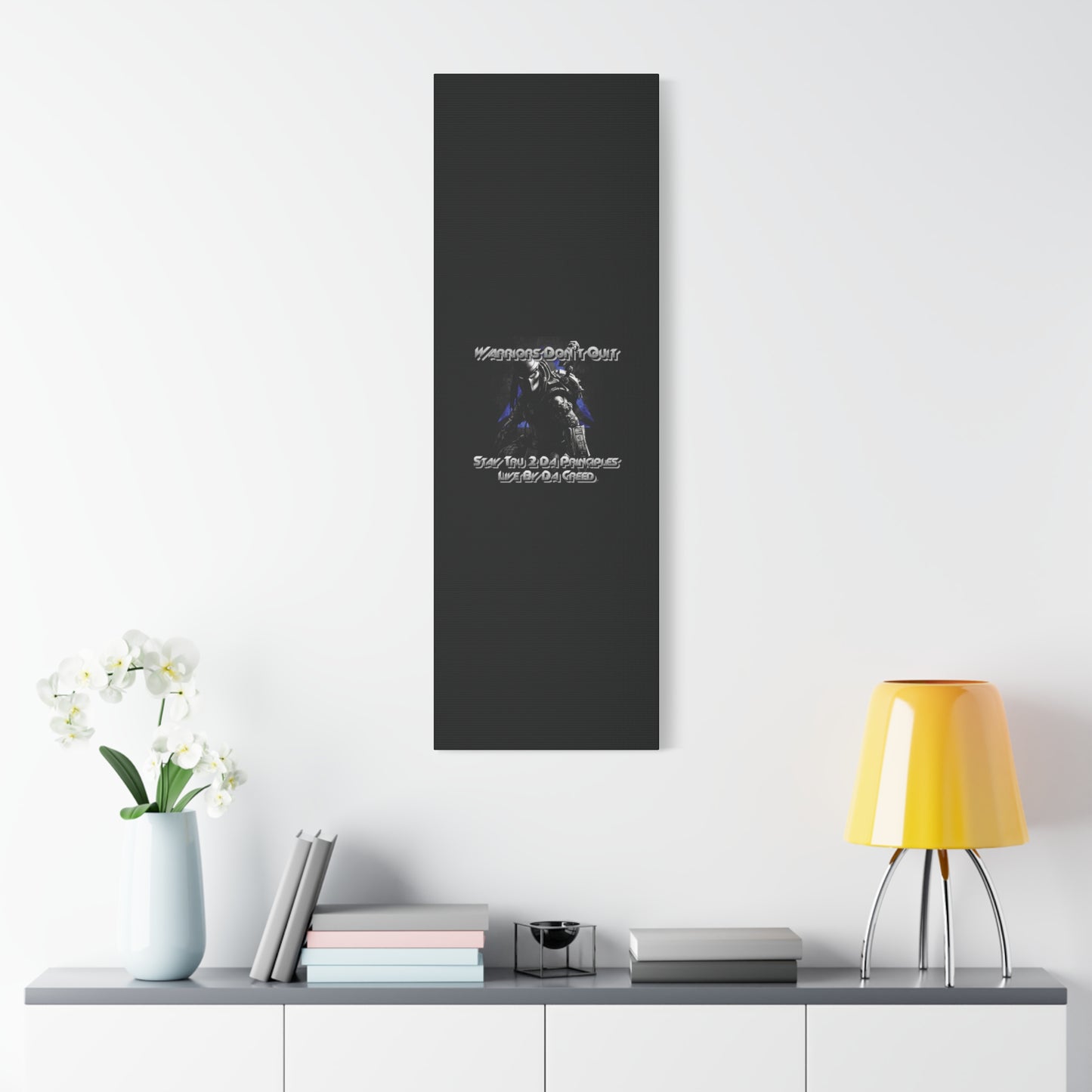 "Warrior's Creed" Canvas Wall Art