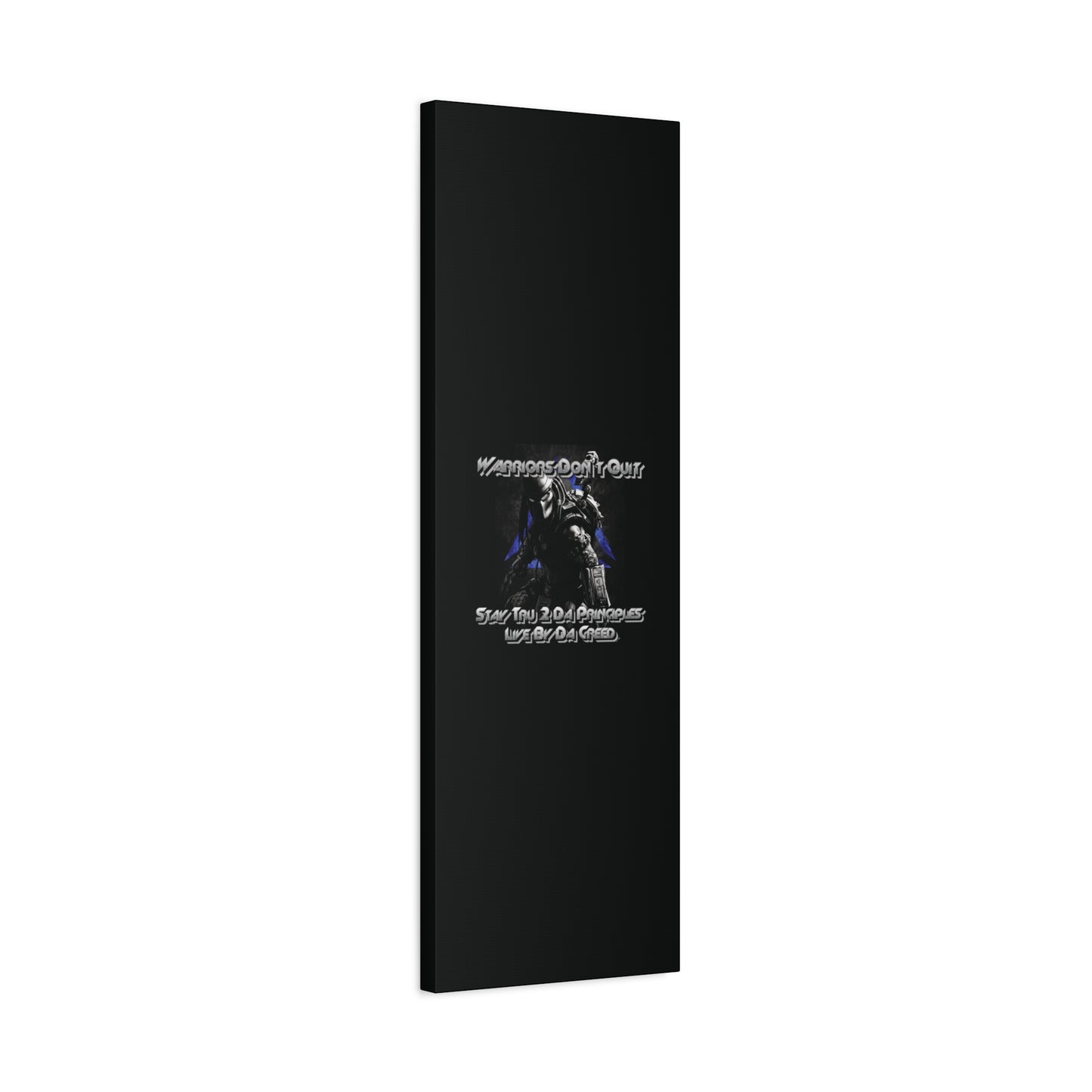 "Warrior's Creed" Canvas Wall Art