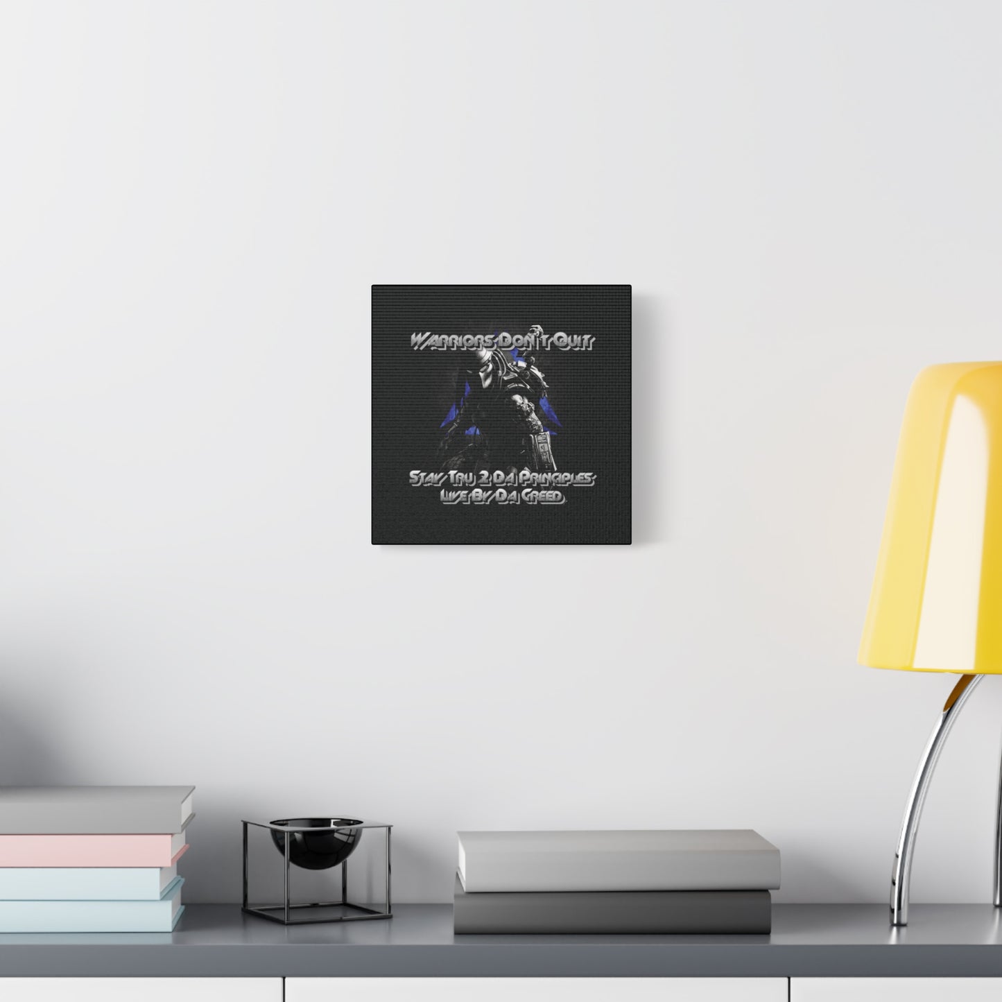 "Warrior's Creed" Canvas Wall Art