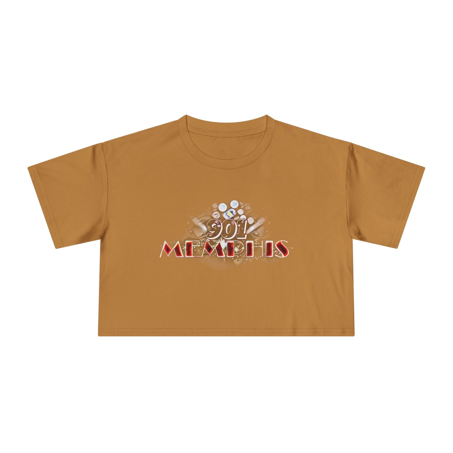 "901 Memphis" Crop Top