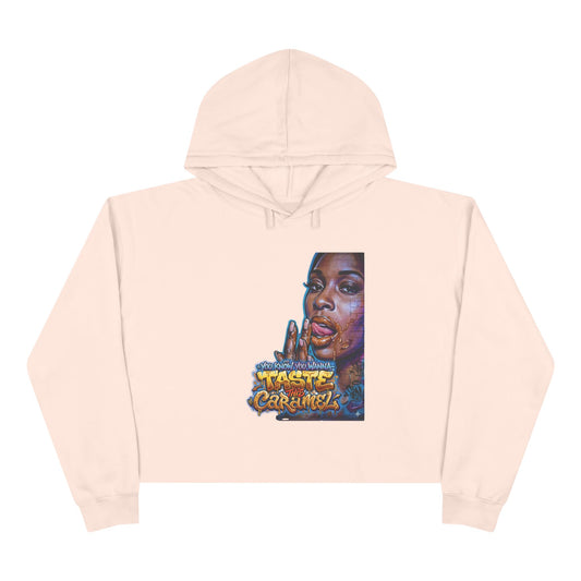 "Wanna Taste" Graphic Crop Hoodie