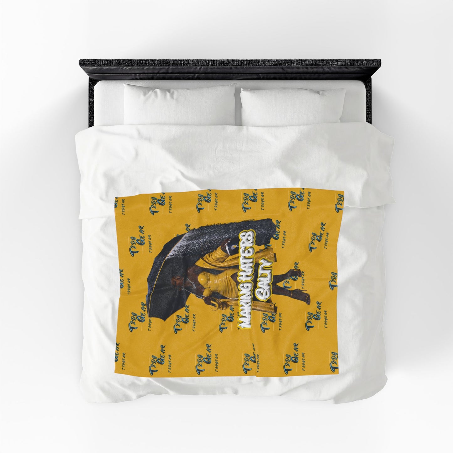 "Haters Salty" Velveteen Plush Blanket