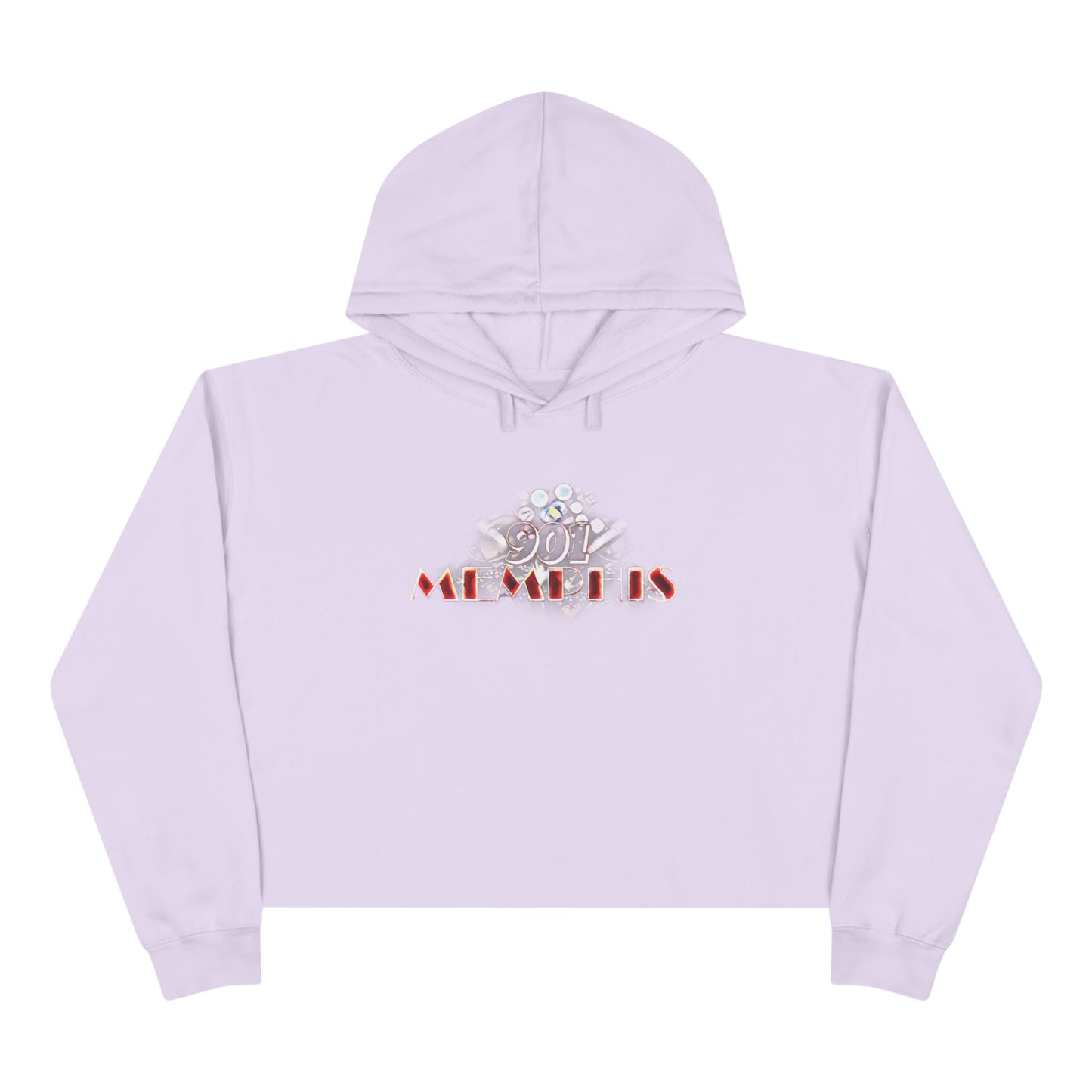"901 Memphis" Crop Hoodie