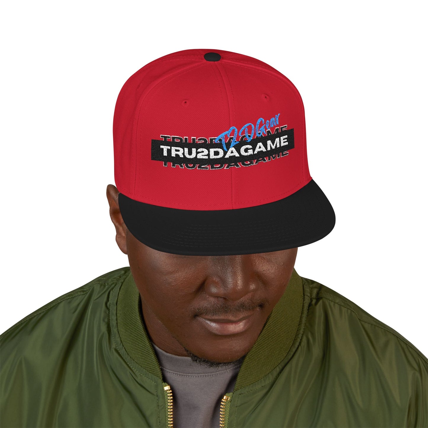 Tru2DaGame(T2DGear) Logo Embroidered Snapback Hat