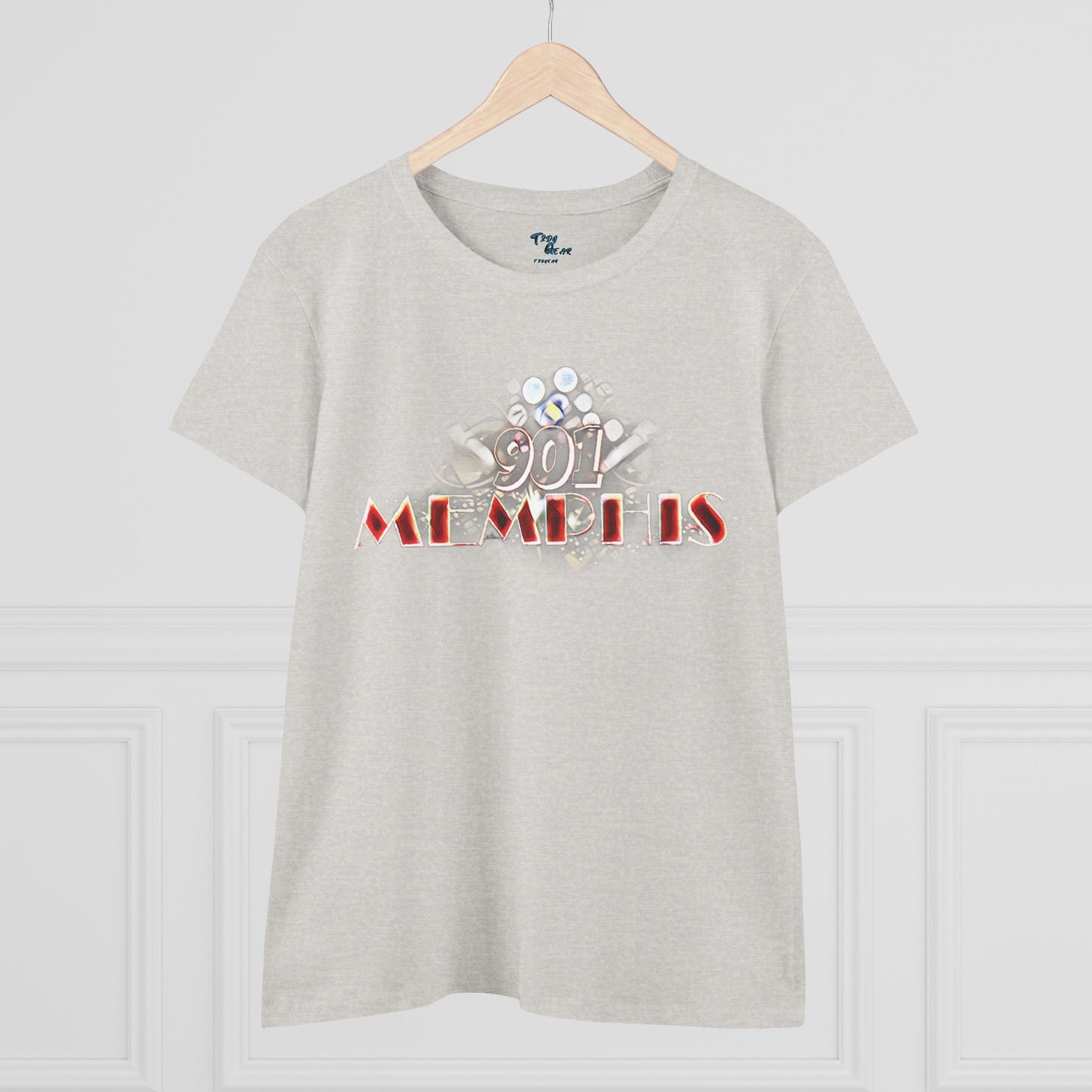 "901 Memphis" Women���s Cotton Tee