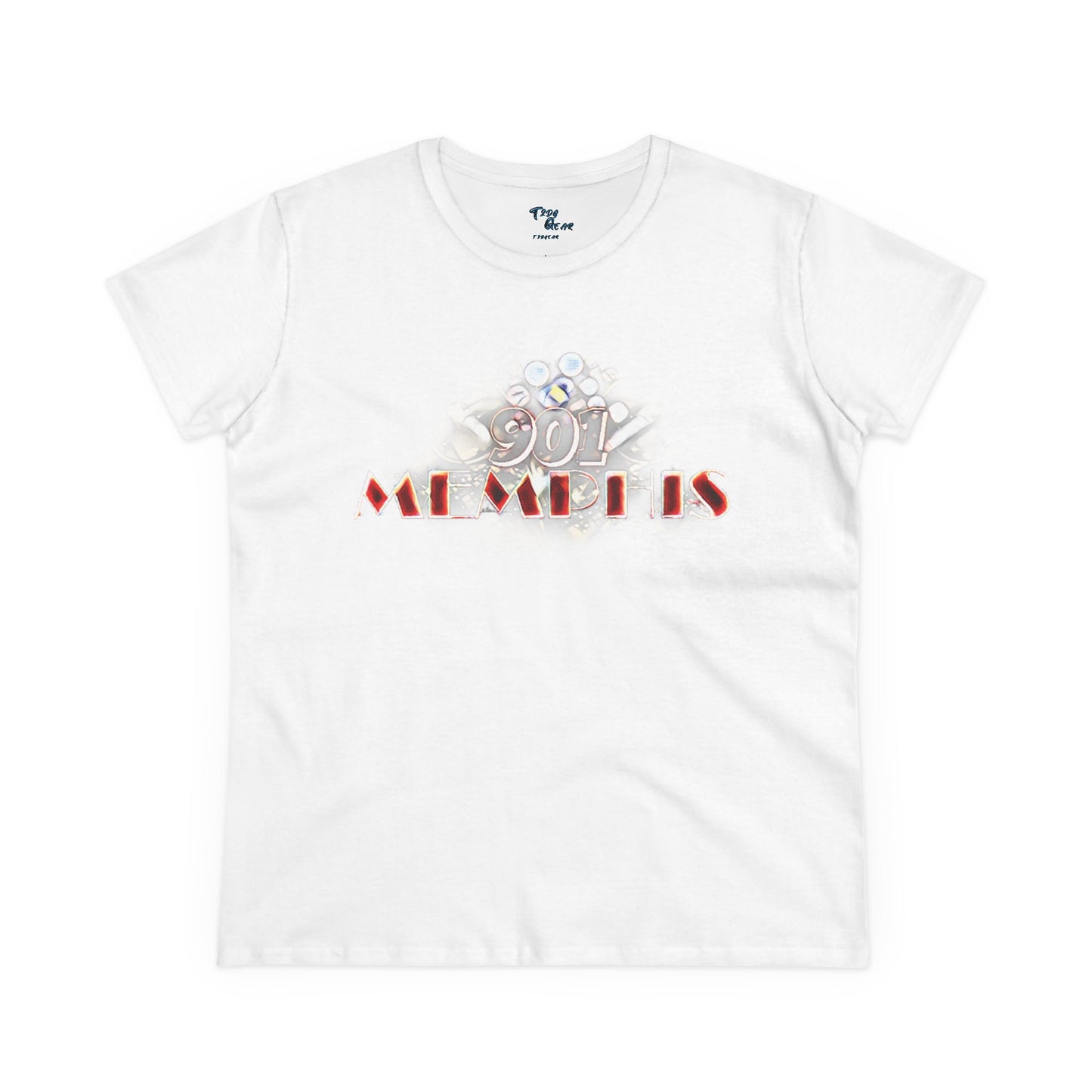 "901 Memphis" Women���s Cotton Tee