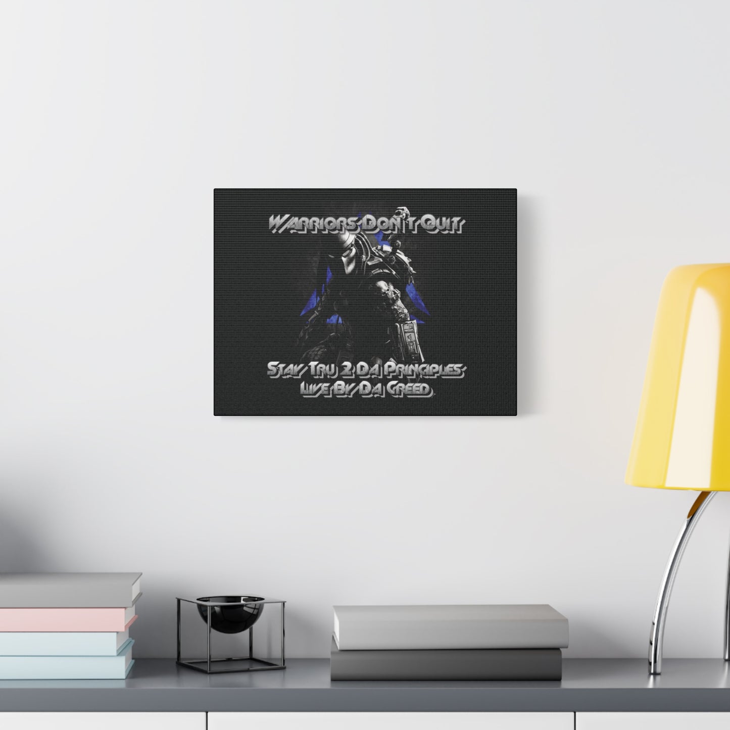 "Warrior's Creed" Canvas Wall Art