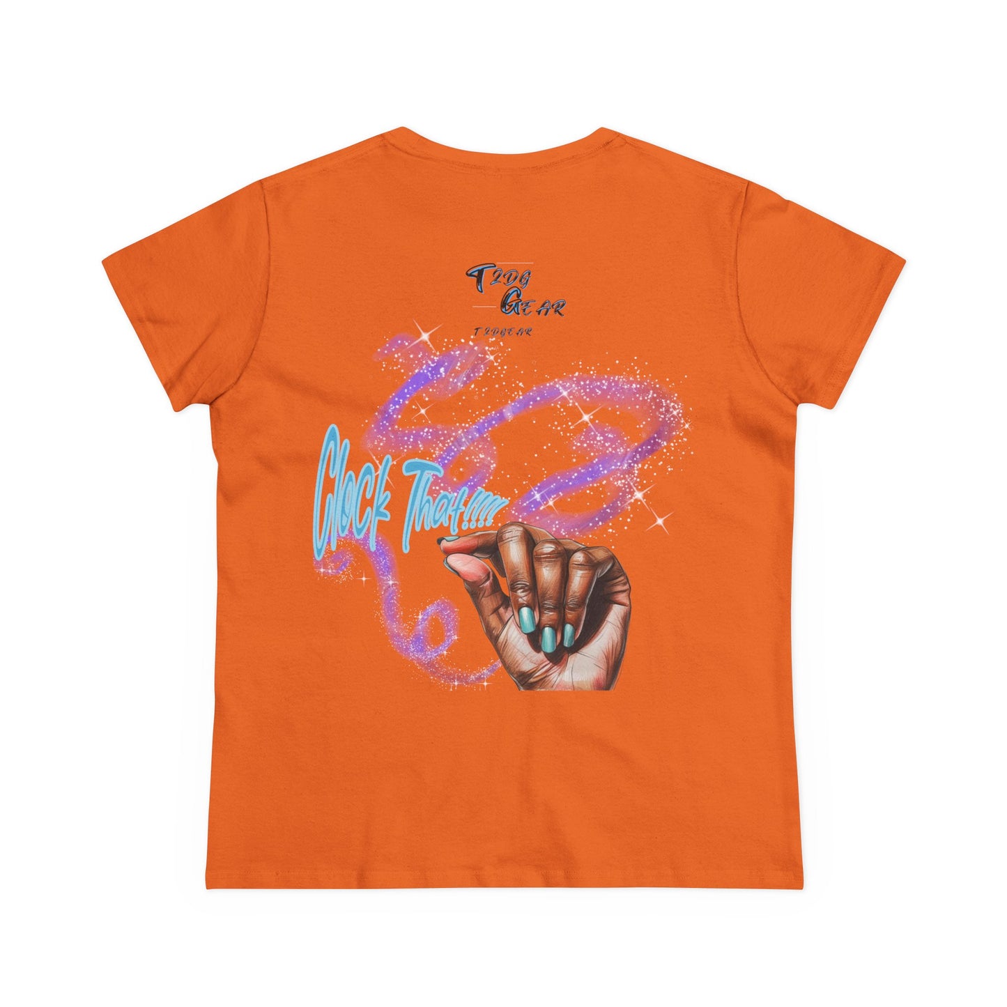 "Clock It" Cotton Graphic Tee