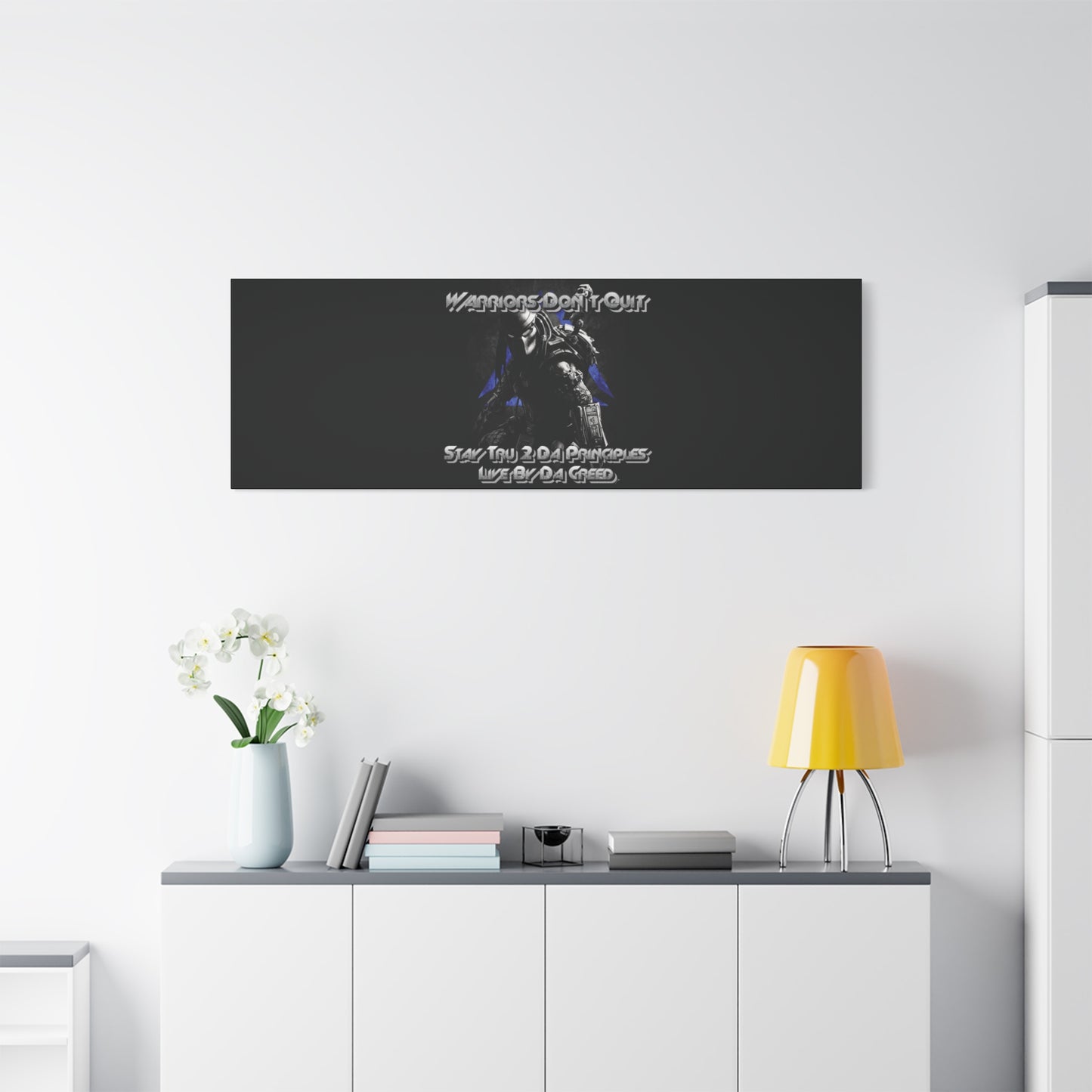 "Warrior's Creed" Canvas Wall Art