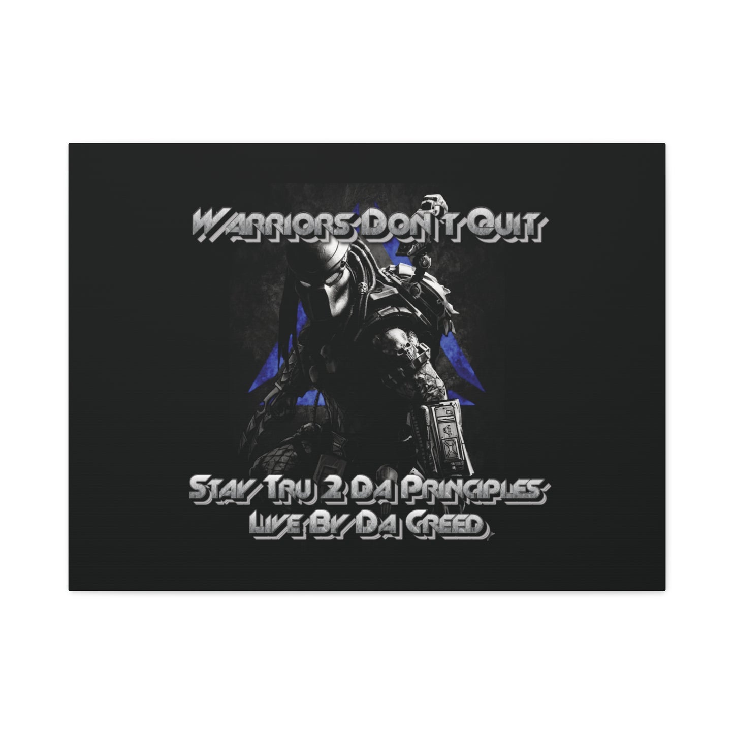 "Warrior's Creed" Canvas Wall Art