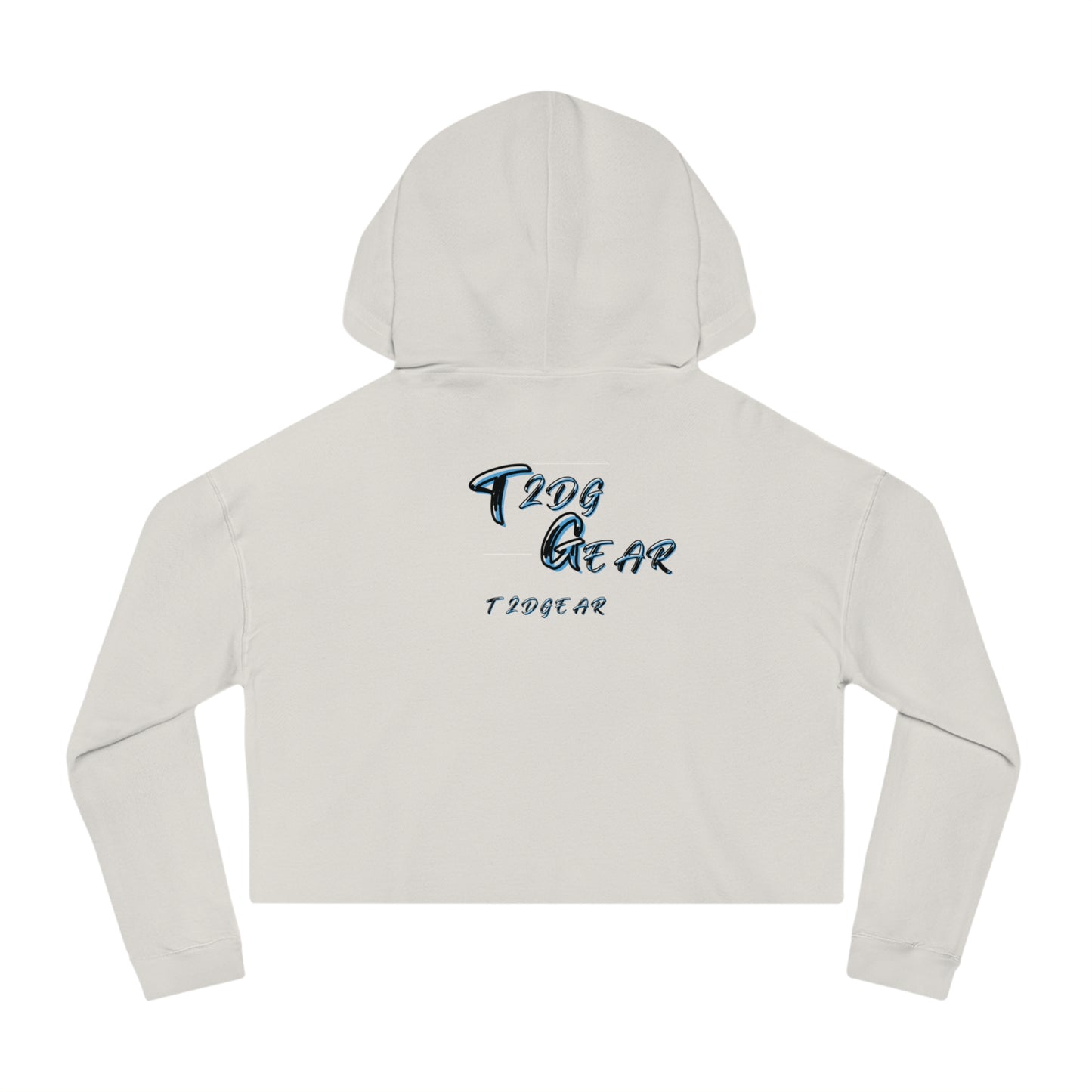"Haters Salty" Graphic Crop Hoodie