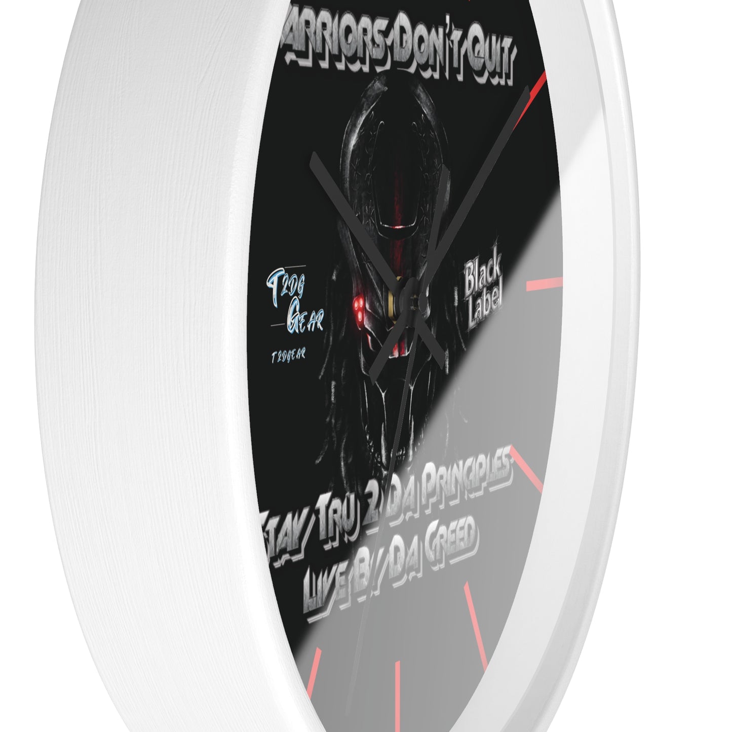 "Warrior's Creed" Wall Clock