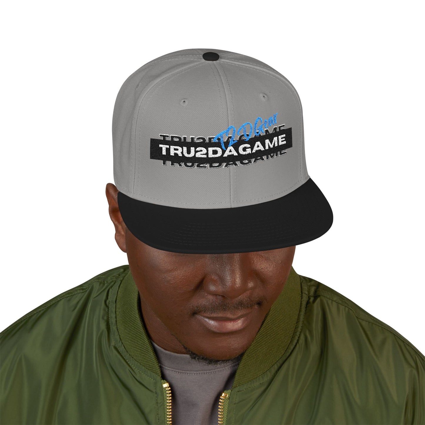 Tru2DaGame(T2DGear) Logo Embroidered Snapback Hat