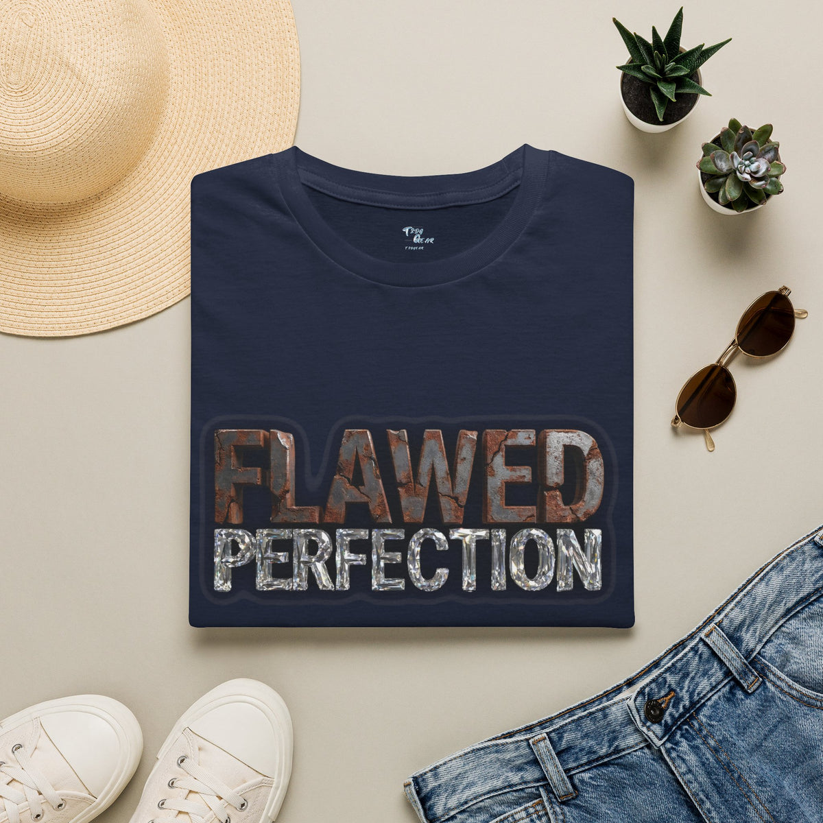 “Flawed Perfection” Men's Graphic Tee