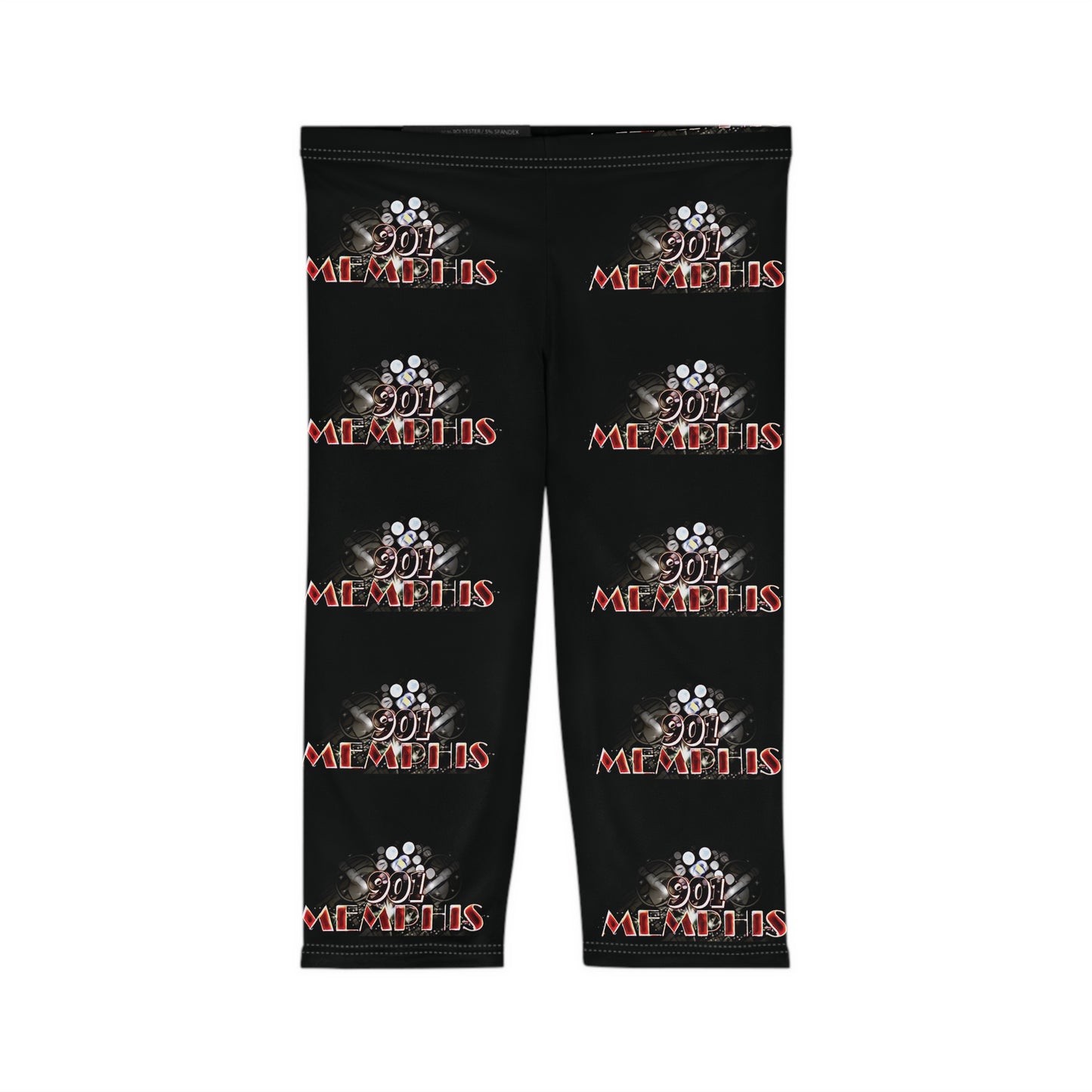 "901 Memphis" Capri Leggings