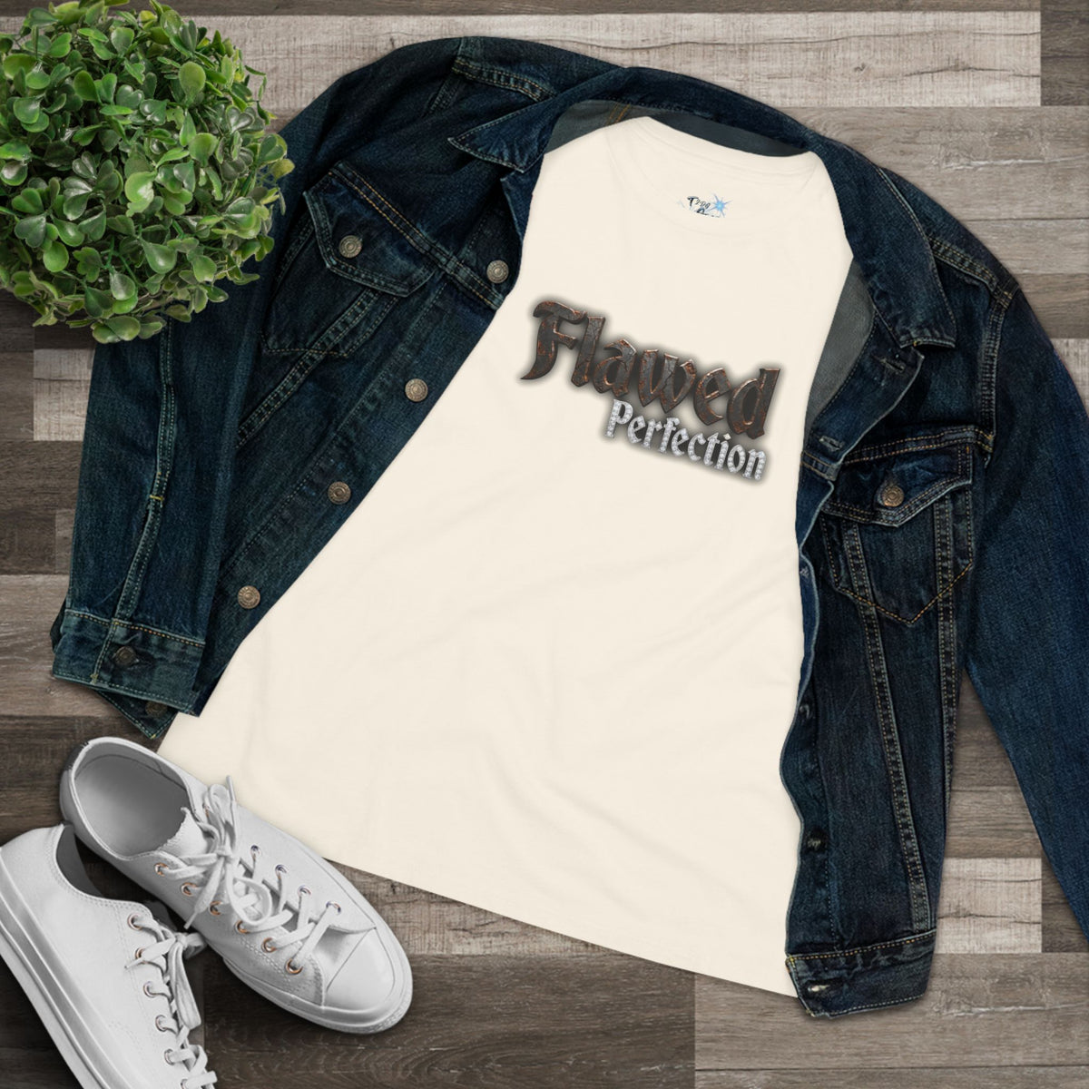 Flawed Perfection Women's Cotton Tee