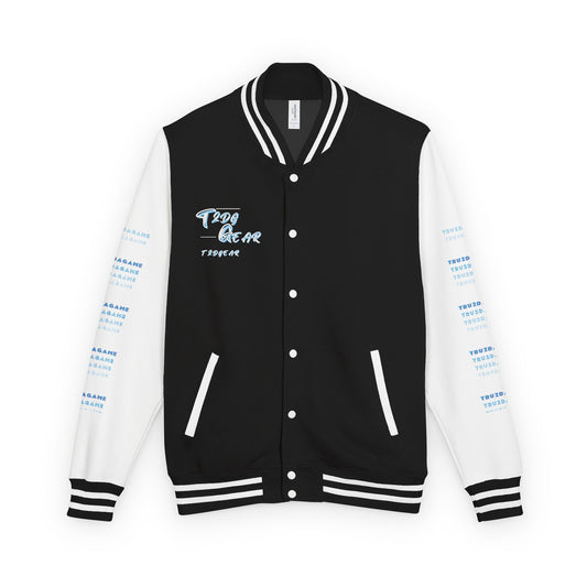 "Haters Salty" Graphic Varsity Jacket