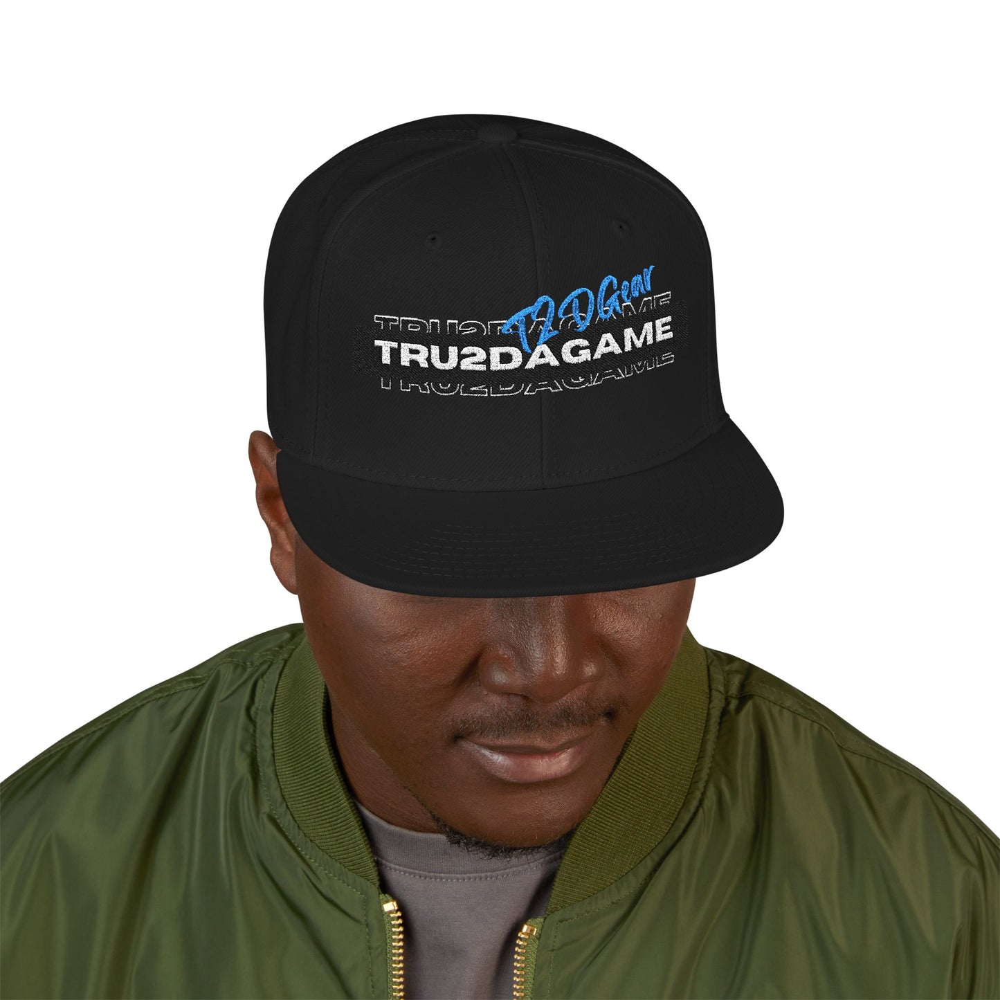 Tru2DaGame(T2DGear) Logo Embroidered Snapback Hat