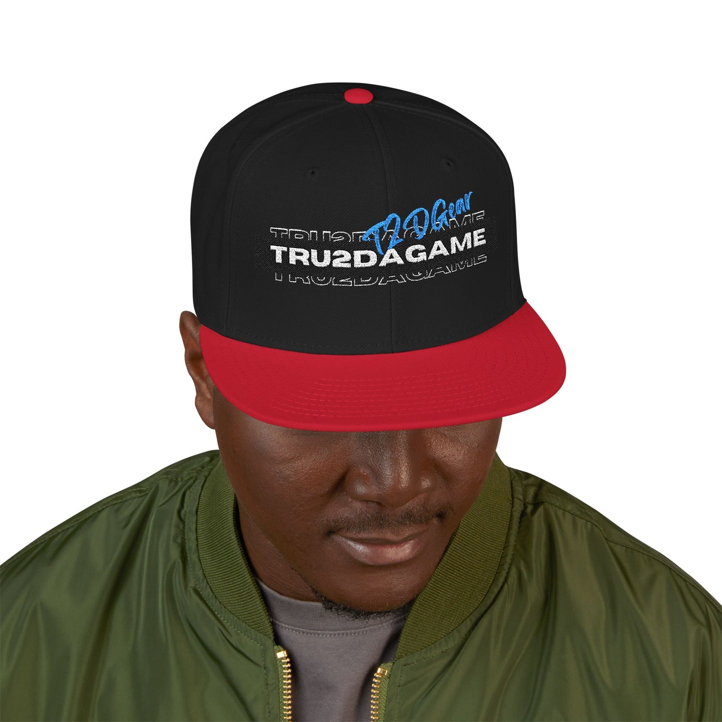 Tru2DaGame(T2DGear) Logo Embroidered Snapback Hat