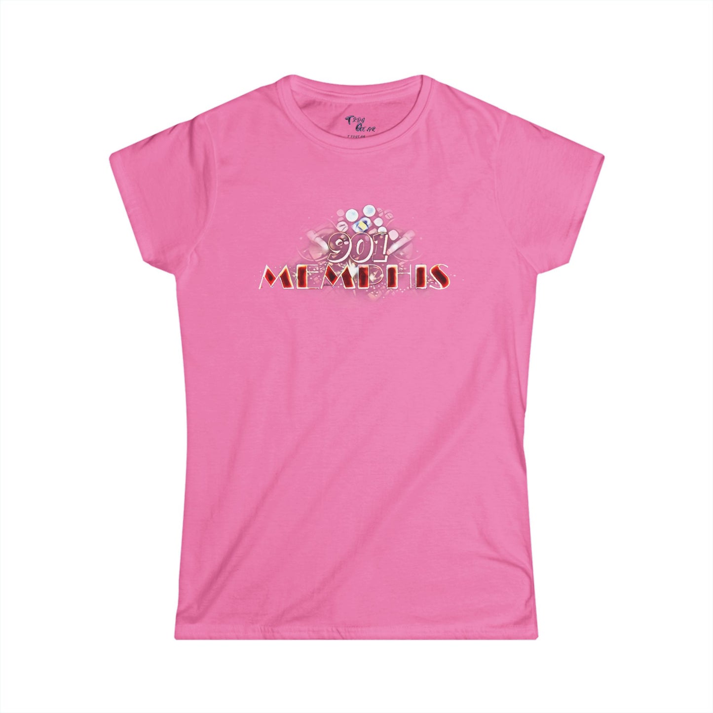 "901 Memphis" Women's Softstyle Tee