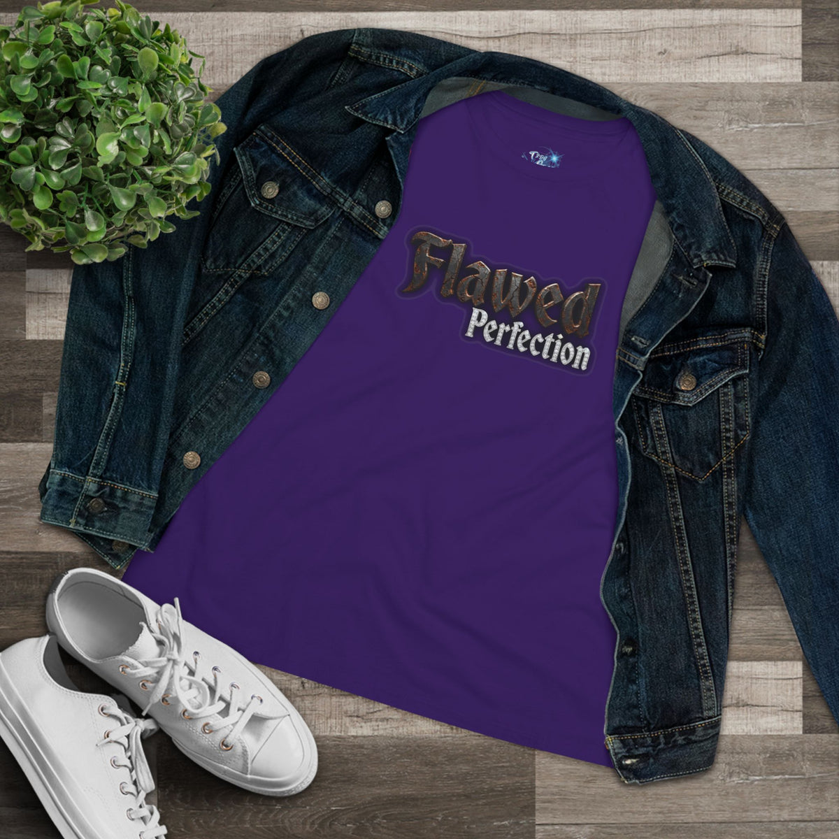 Flawed Perfection Women's Cotton Tee