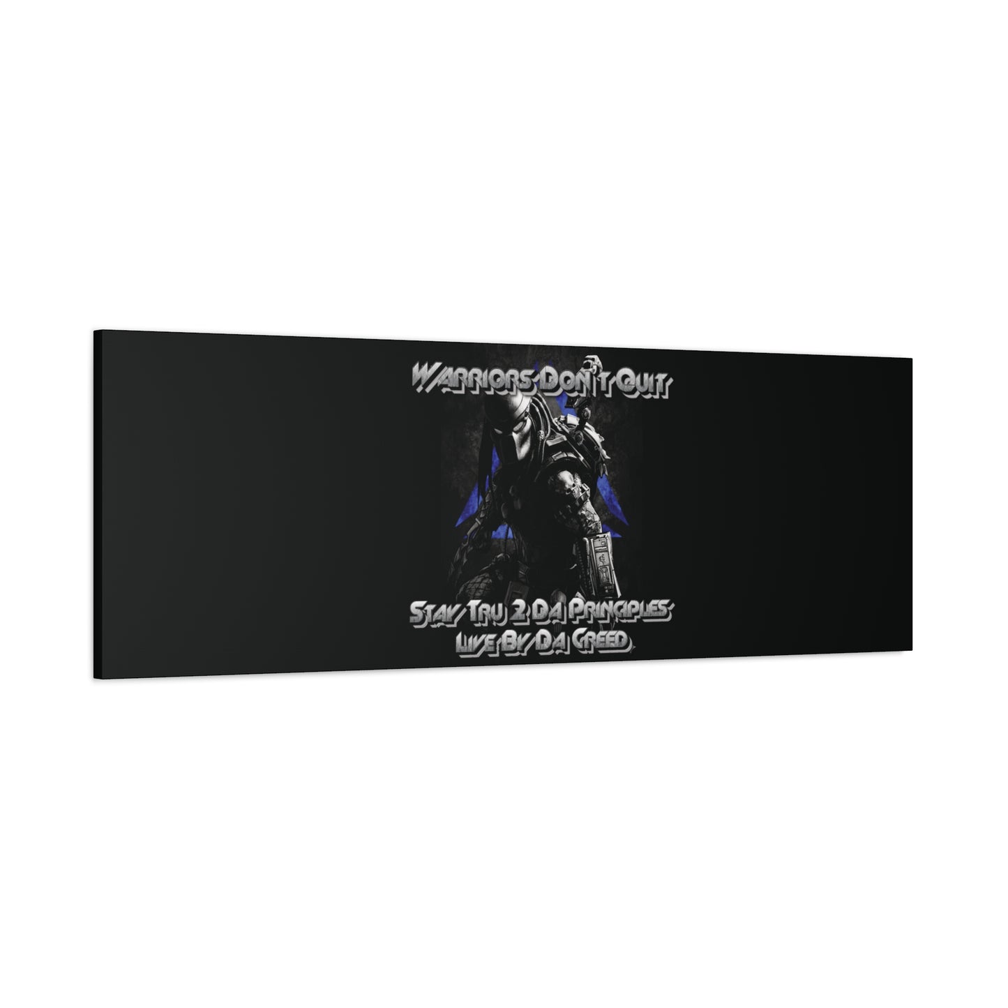 "Warrior's Creed" Canvas Wall Art