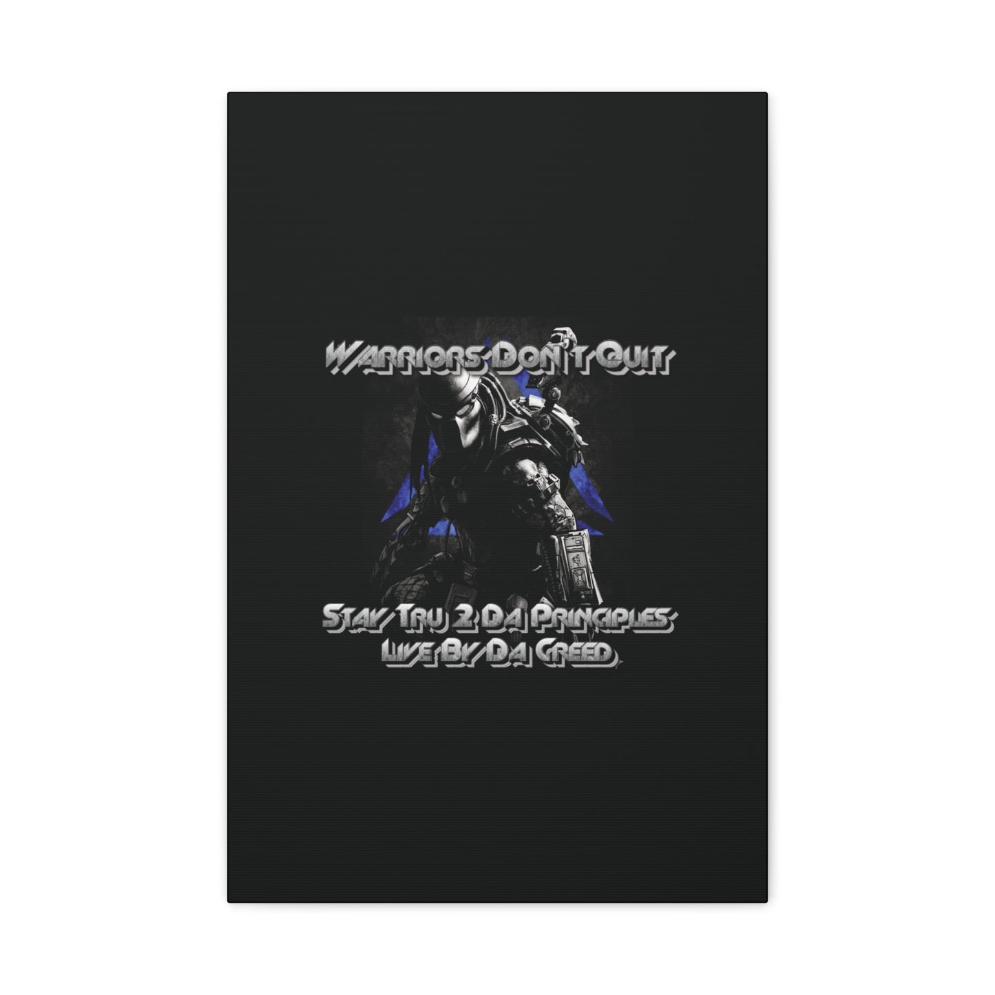"Warrior's Creed" Canvas Wall Art