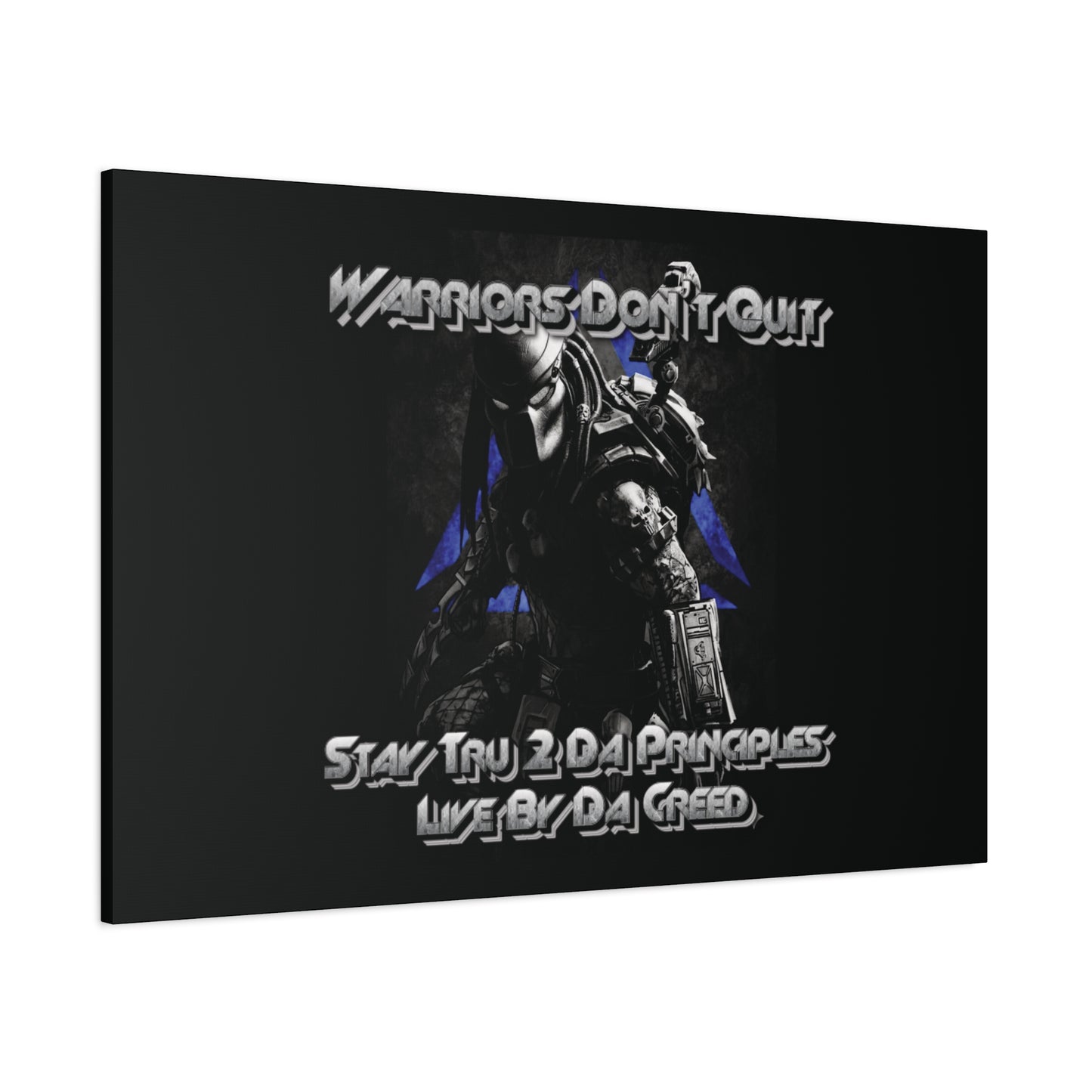 "Warrior's Creed" Canvas Wall Art