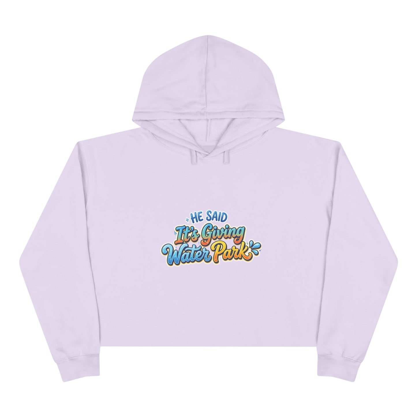 "It's Giving" Crop Hoodie