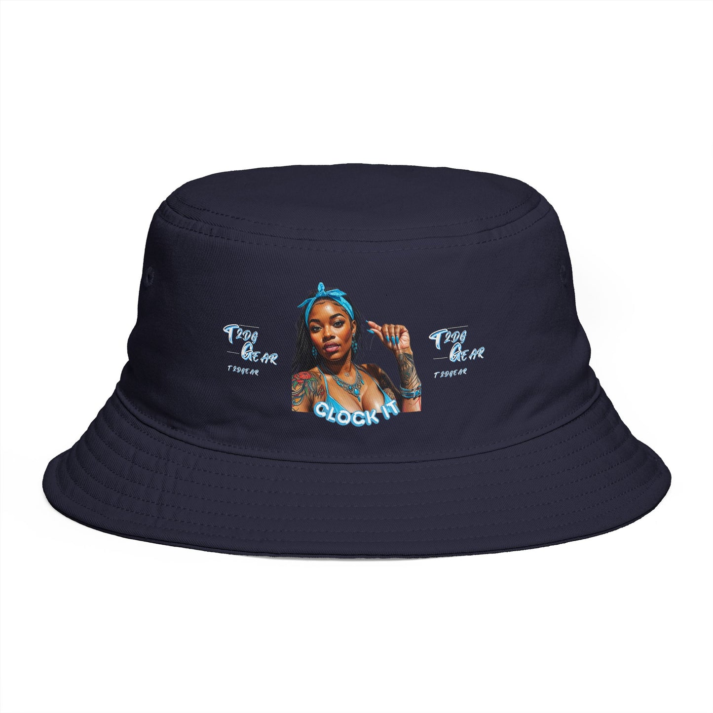 "Clock It" Bucket Hat