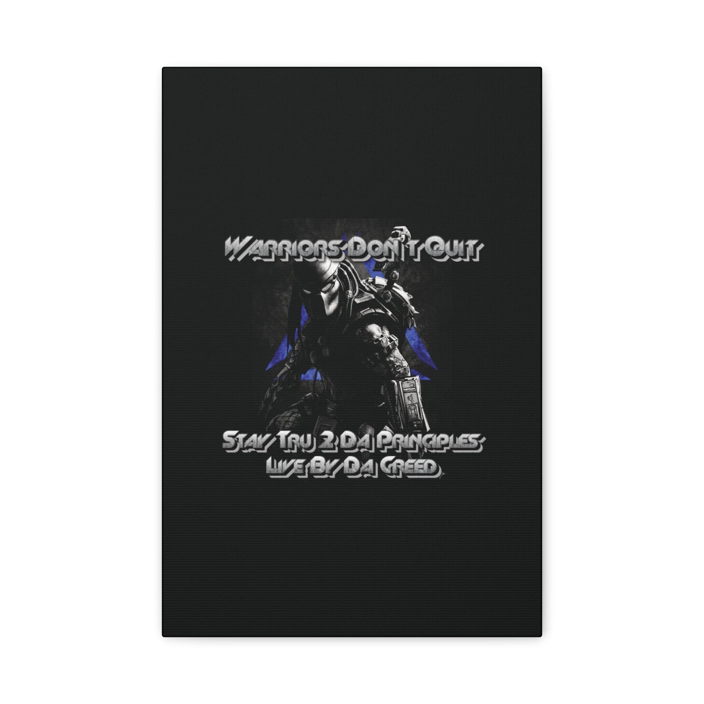 "Warrior's Creed" Canvas Wall Art