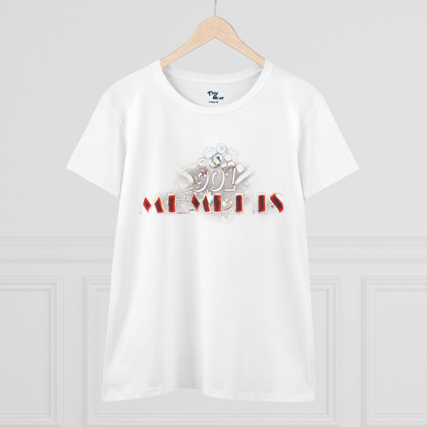 "901 Memphis" Women���s Cotton Tee