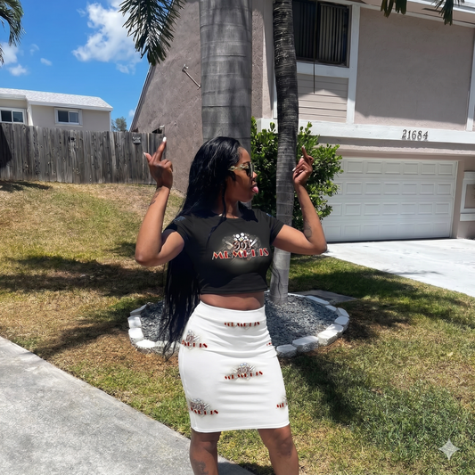 "901 Memphis" Crop Tee
